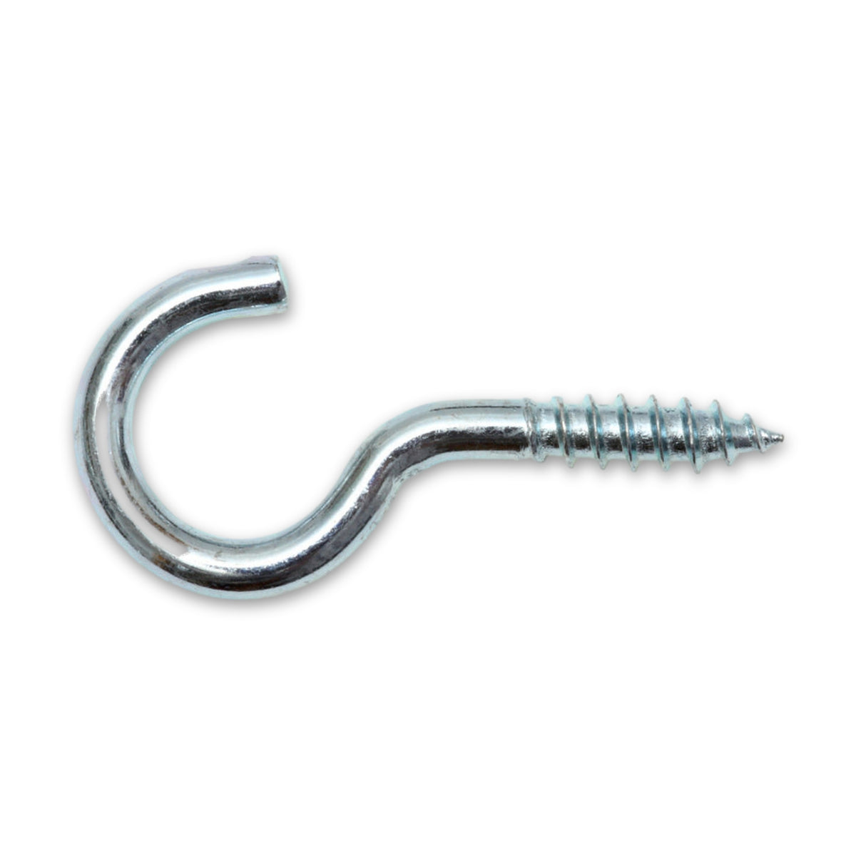 Schraubhaken gebogen, Stahl verzinkt: Produktansicht