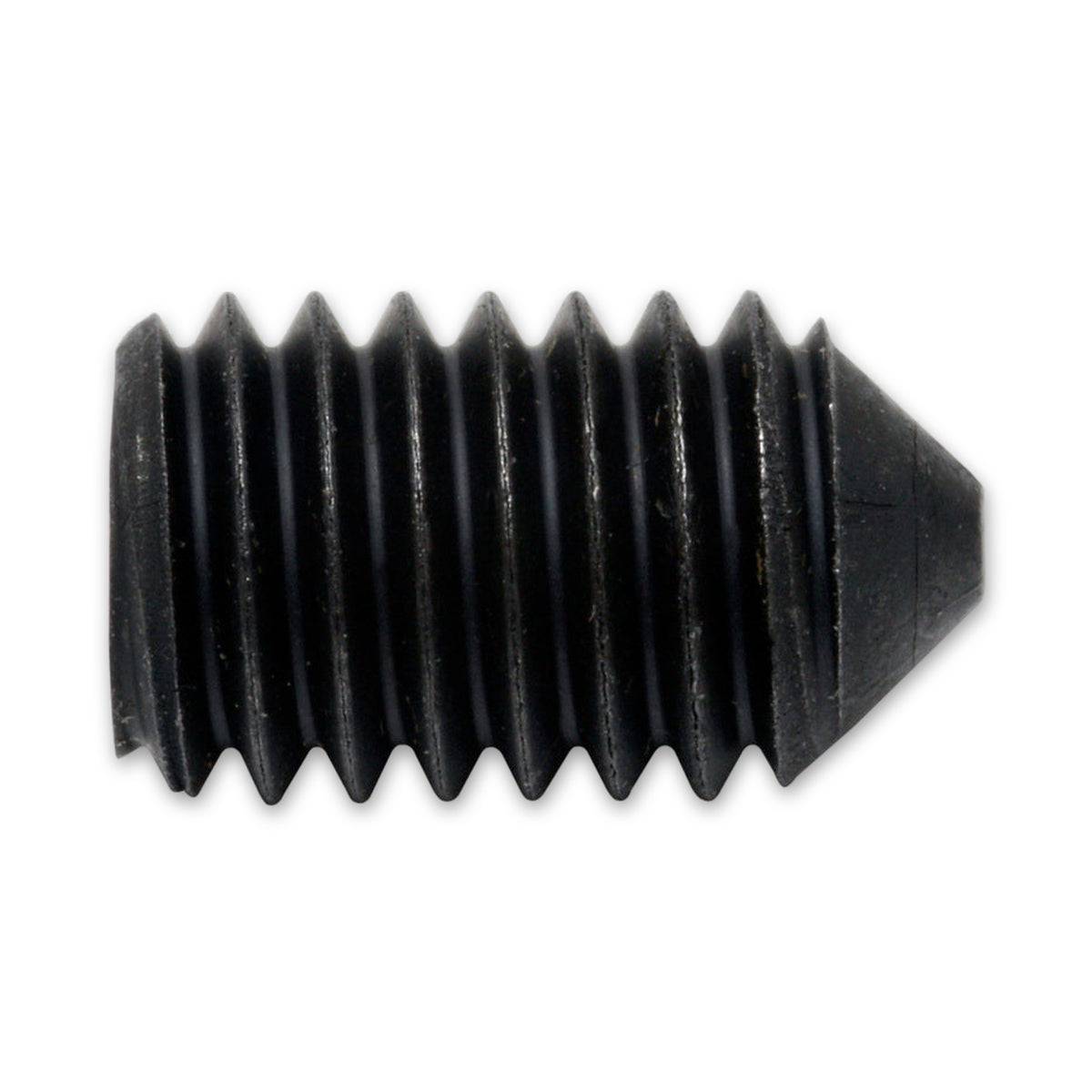 Madenschraube mit Spitze IS, Stahl blank, DIN 914, 10 mm: Produktansicht