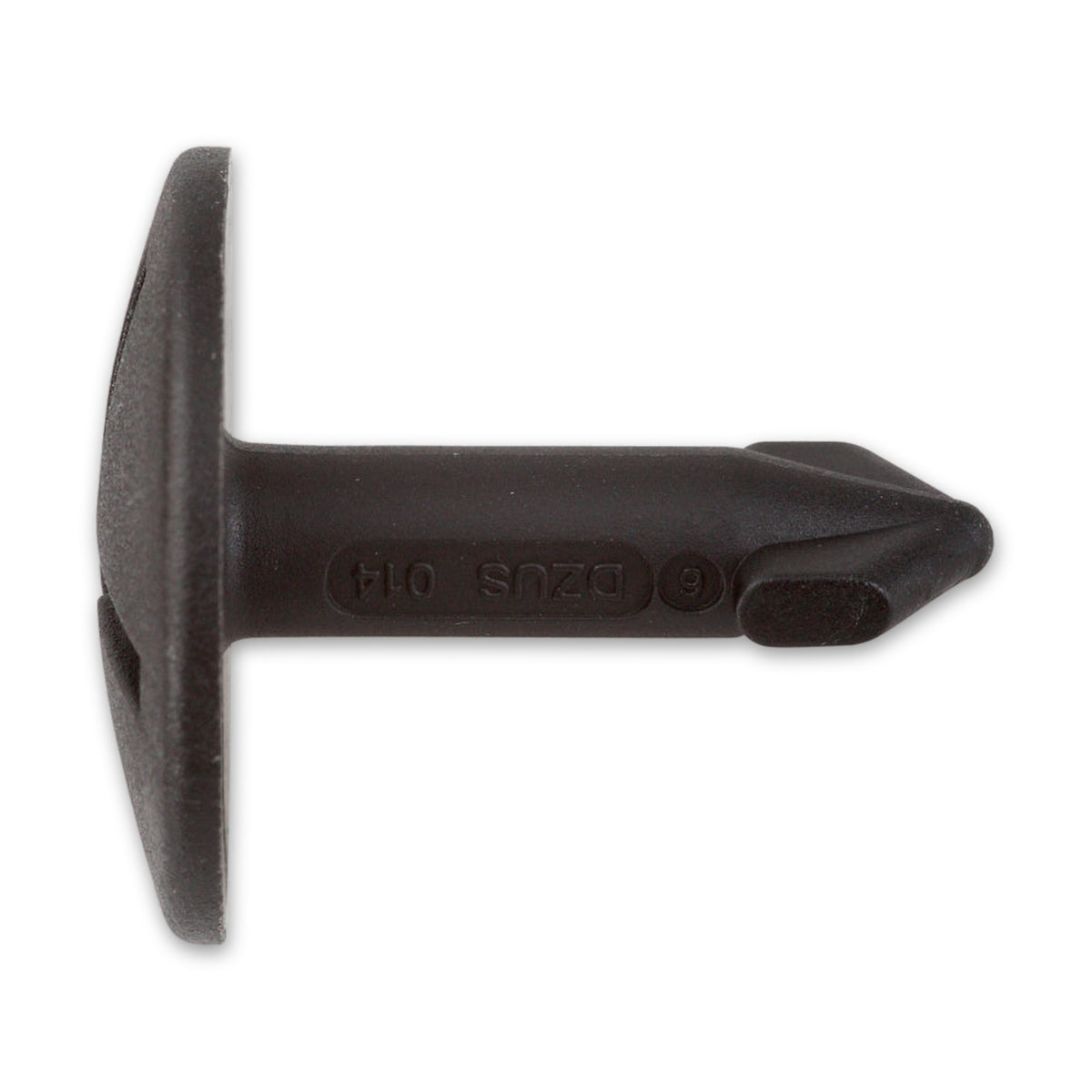 Kfz-Klemmstift schwarz, dk 25 mm, L 28,5 mm, Stift 10 mm: Produktansicht