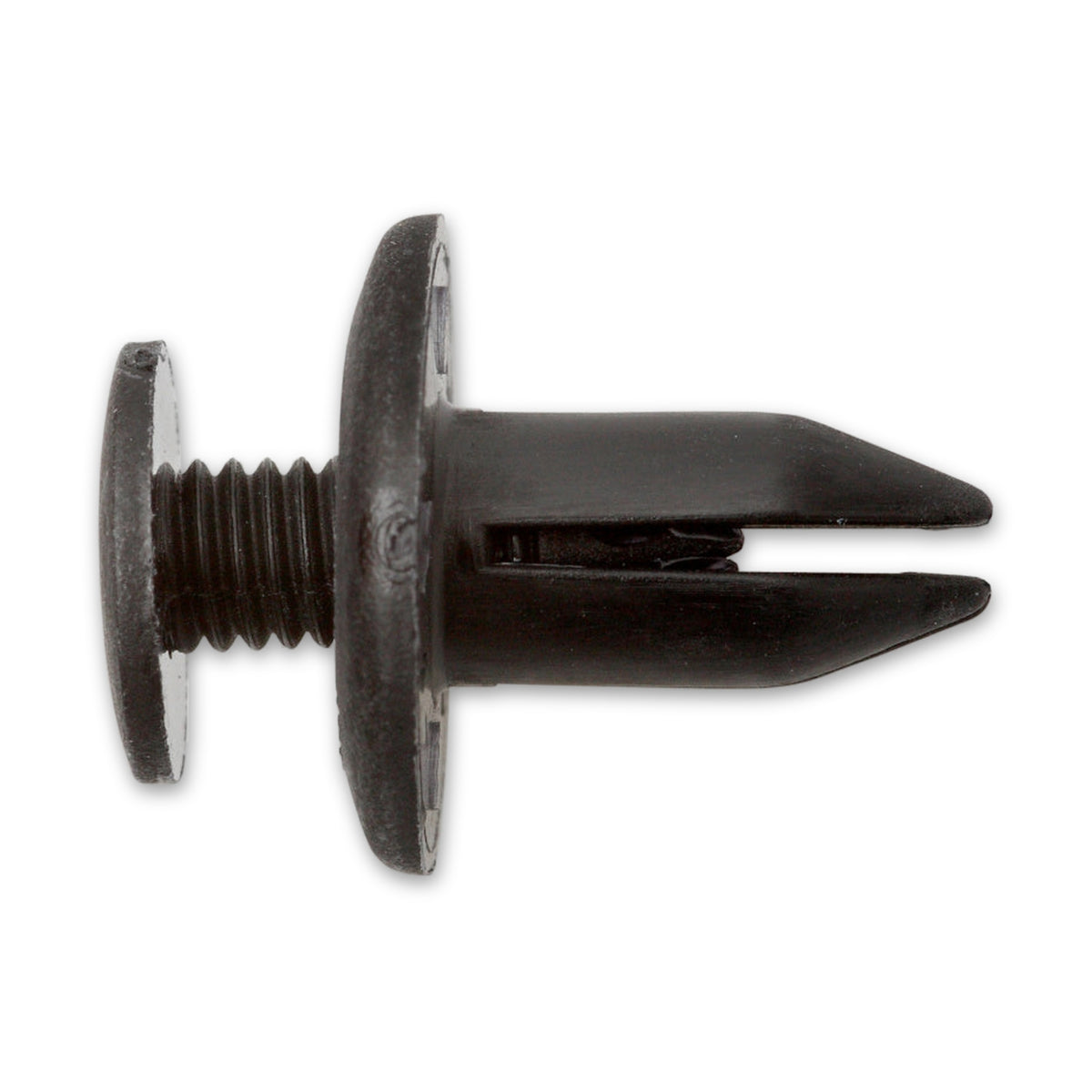 Kfz-Schraubniet schwarz, dk 15 mm, Hülse 12,6 mm: Produktansicht