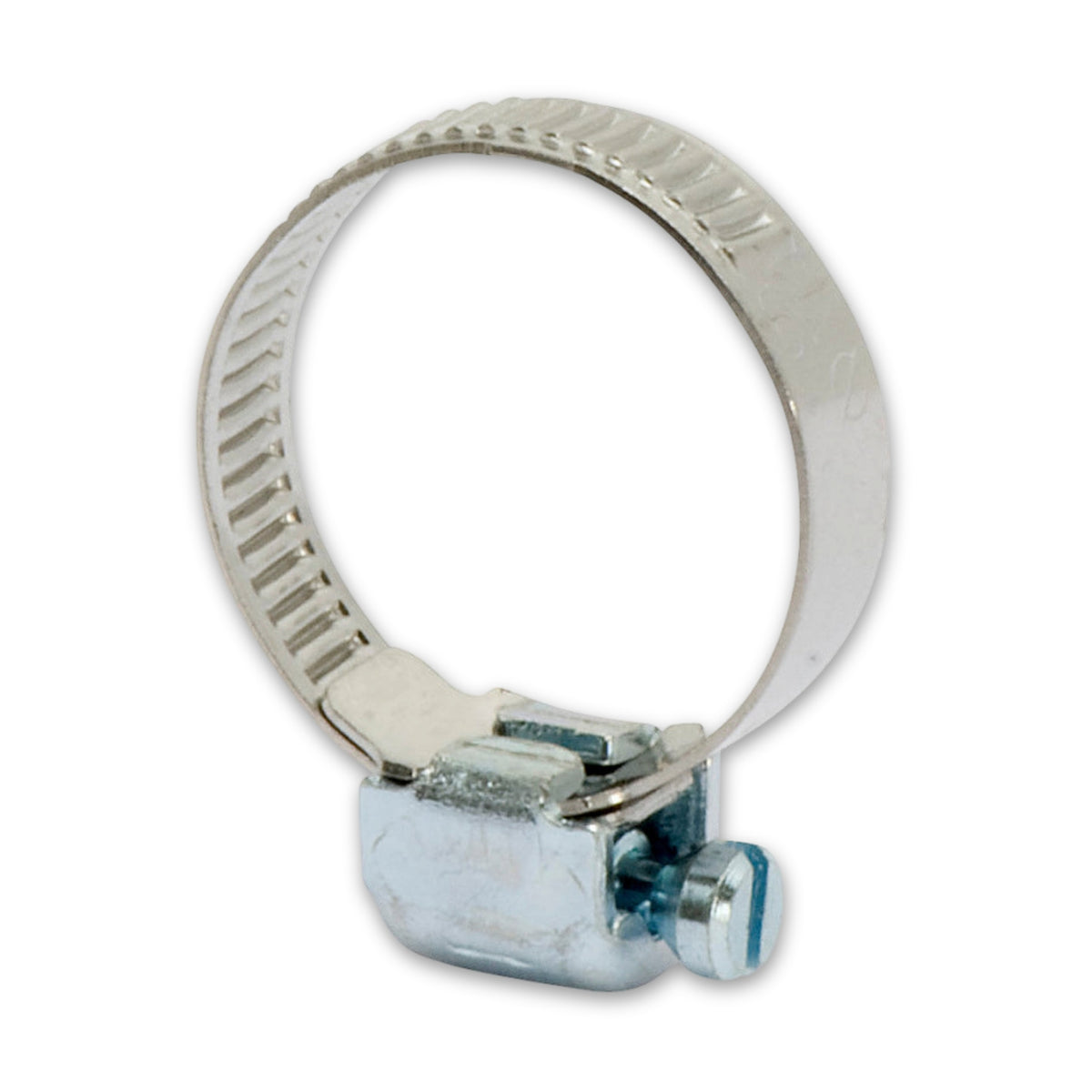 Schlauchschelle Mini W2, Edelstahl A2 und Stahl, Bandbreite 5 mm: Produktansicht