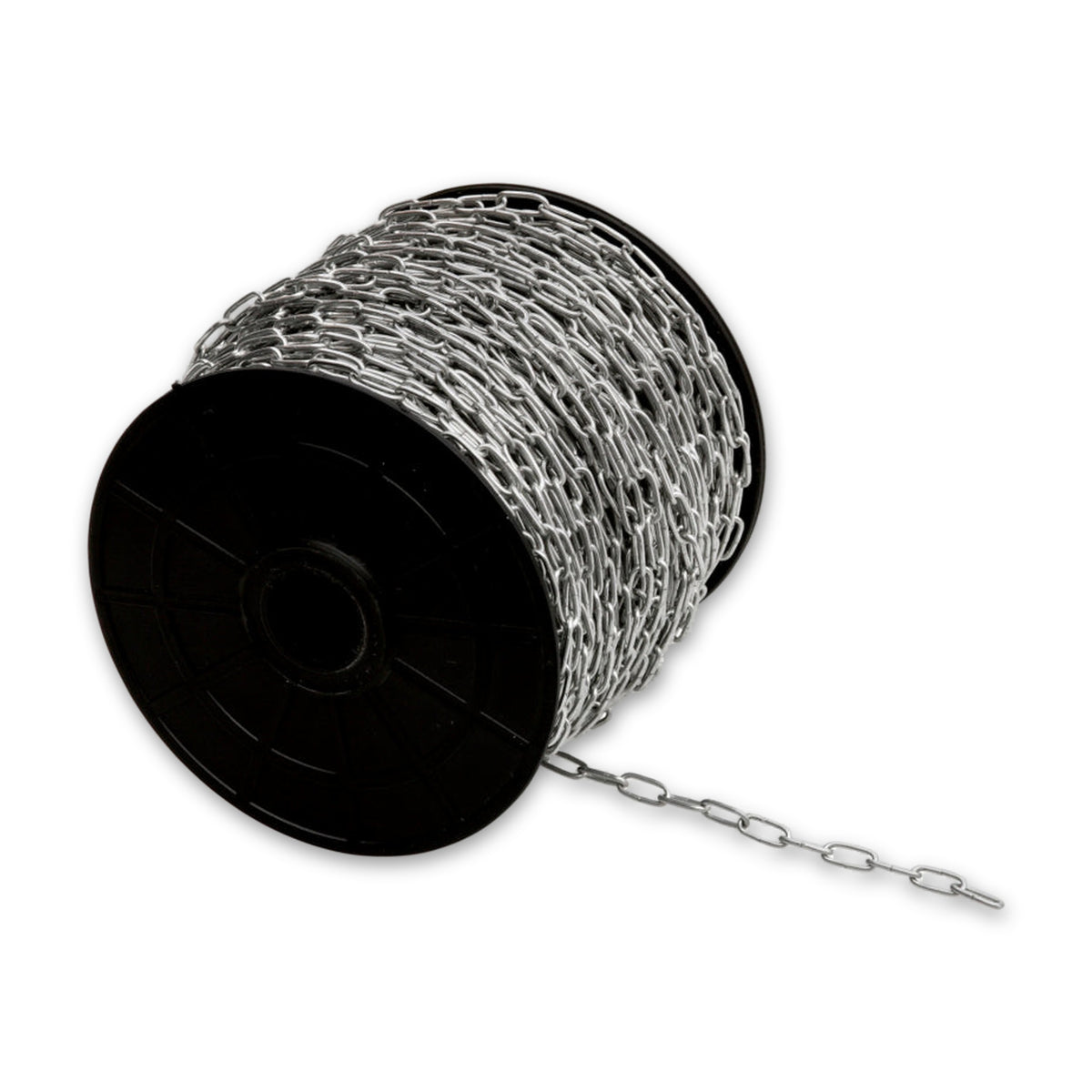 Uhrkette, Stahl verzinnt, 1,1 mm, Teilung 7 mm, Meterware: Produktansicht