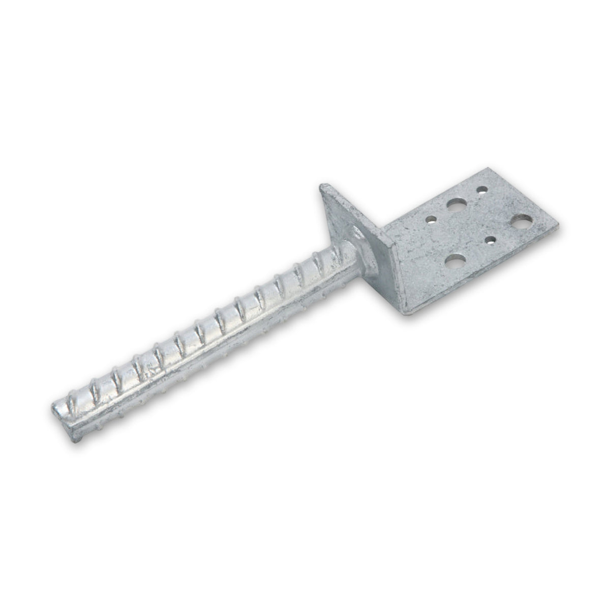 Stützenschuh L-Form mit Dolle, feuerverzinkt, 50 × 80 × 40 × 4 mm: Produktansicht