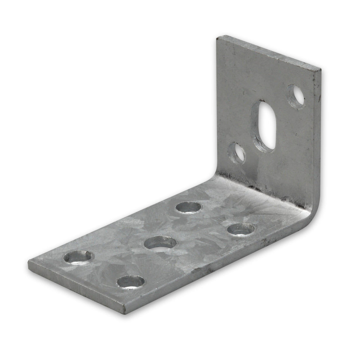 Stützenschuh L-Form zum Aufschrauben, feuerverzinkt, 60 × 115 mm: Produktansicht