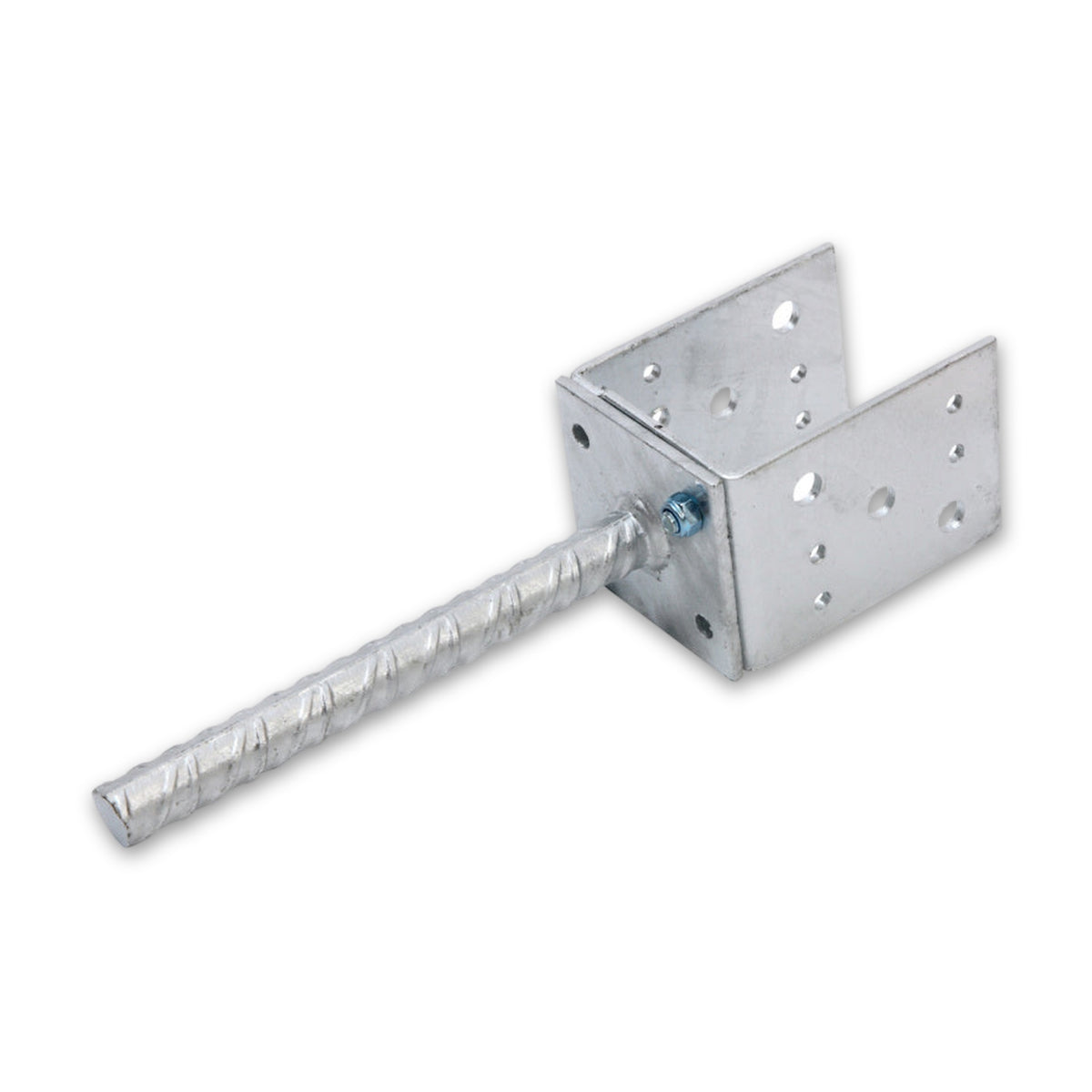 Stützenschuh U-Form seitenverstellbar, Stahl verzinkt, 65 bis 155 mm: Produktansicht