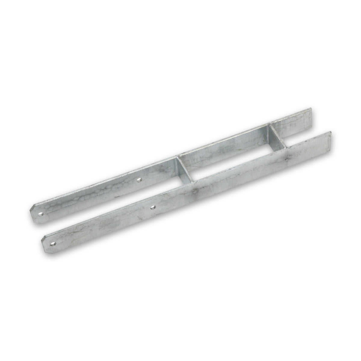 Pfostenanker H-Form, Stahl feuerverzinkt, Länge 600 mm, 5,5 mm: Produktansicht