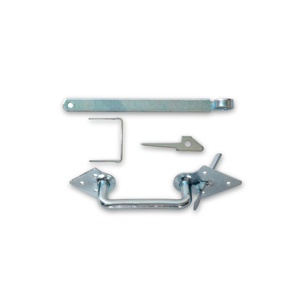 Stalltürklinkensatz, Stahl verzinkt, 250 mm: Produktansicht