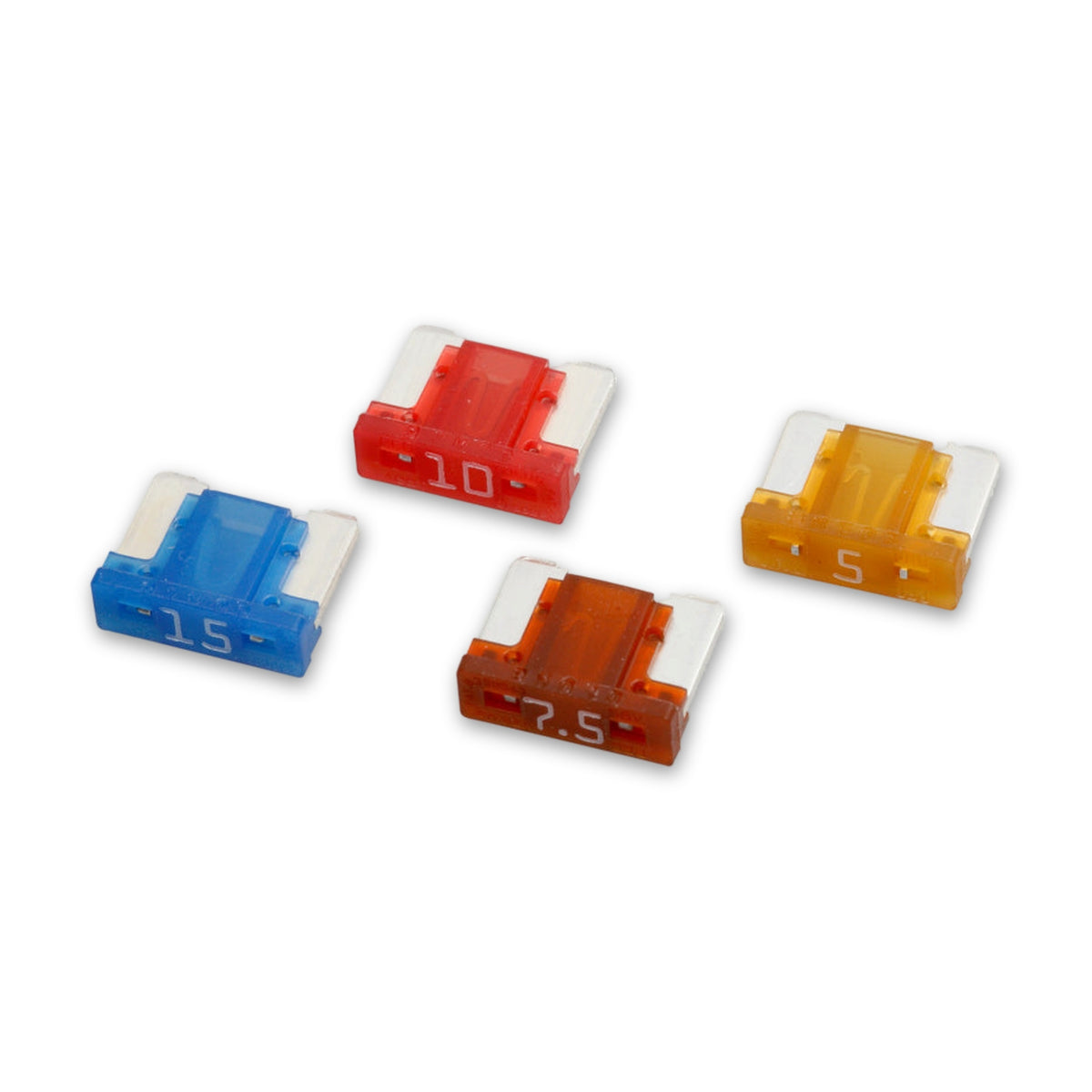 Kfz-Flachstecksicherungen-Set Mini Low Profile, 58 V, 4-teilig: Produktansicht