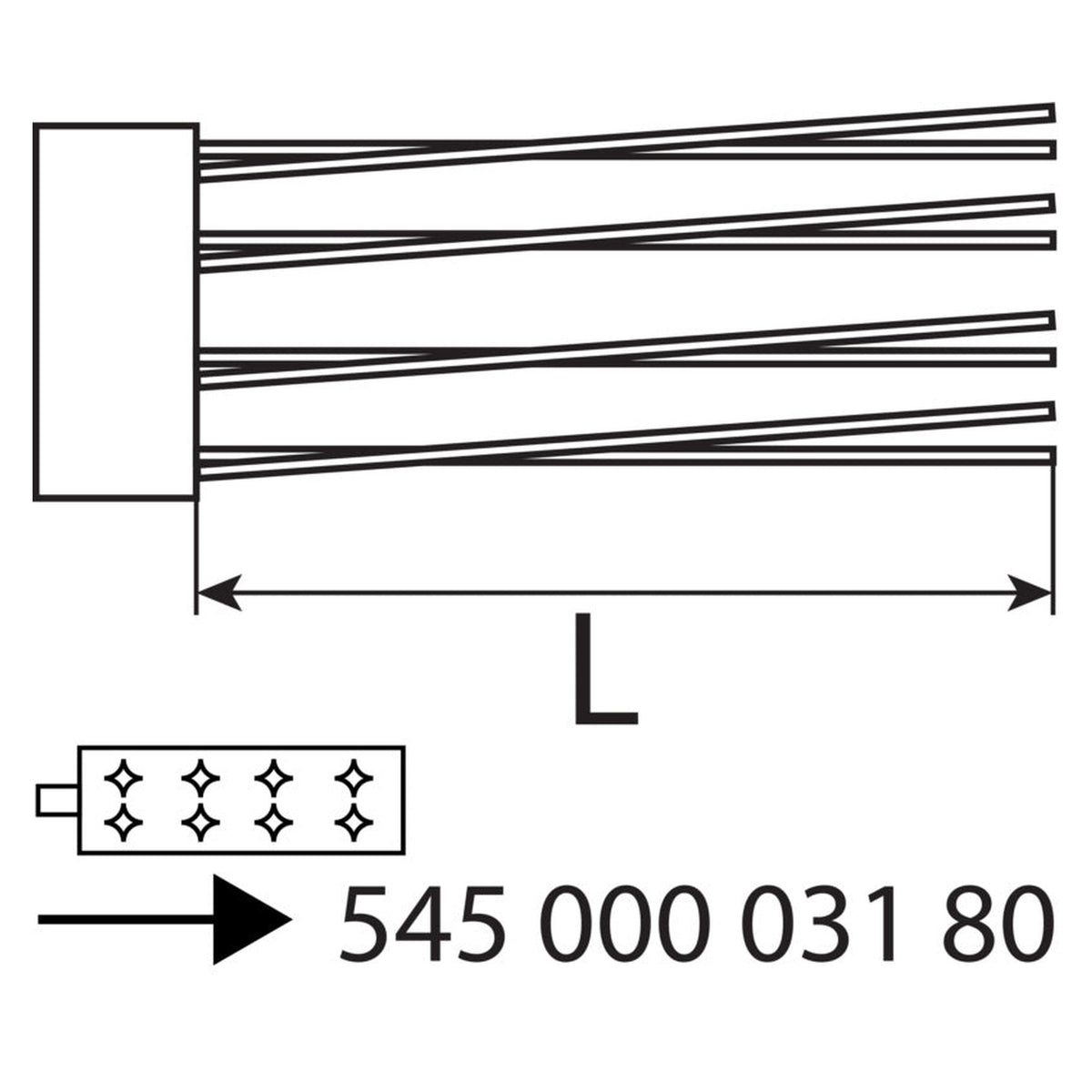 Universal-Lautsprecheranschlussadapter, ISO: Produktansicht