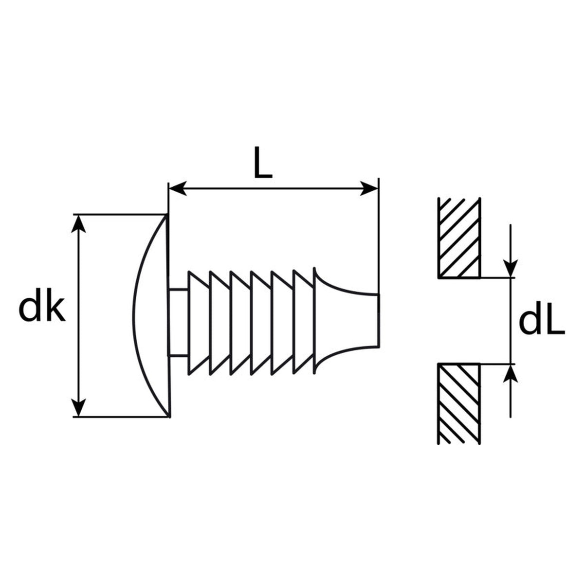 Kfz-Abdeckstopfen für Motorhauben – Bohrung 6,5 mm, dk 28 mm: Produktansicht