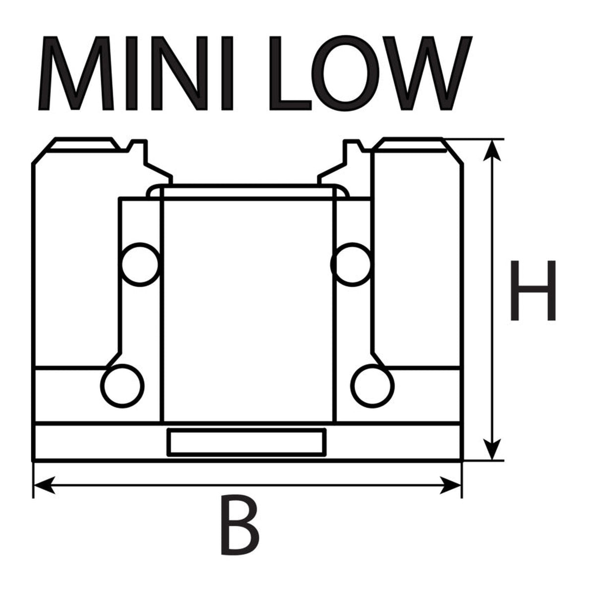 Kfz-Flachstecksicherung Mini Low Profile: Produktansicht
