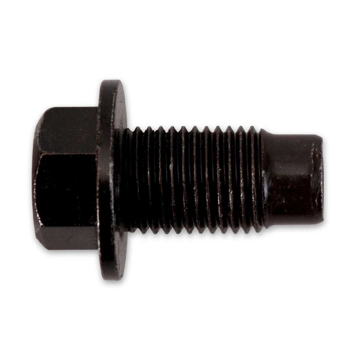 Kfz-Ölablassschraube M12 × 1,25 × 22 ohne Dichtring, schwarz verzinkt: Produktansicht
