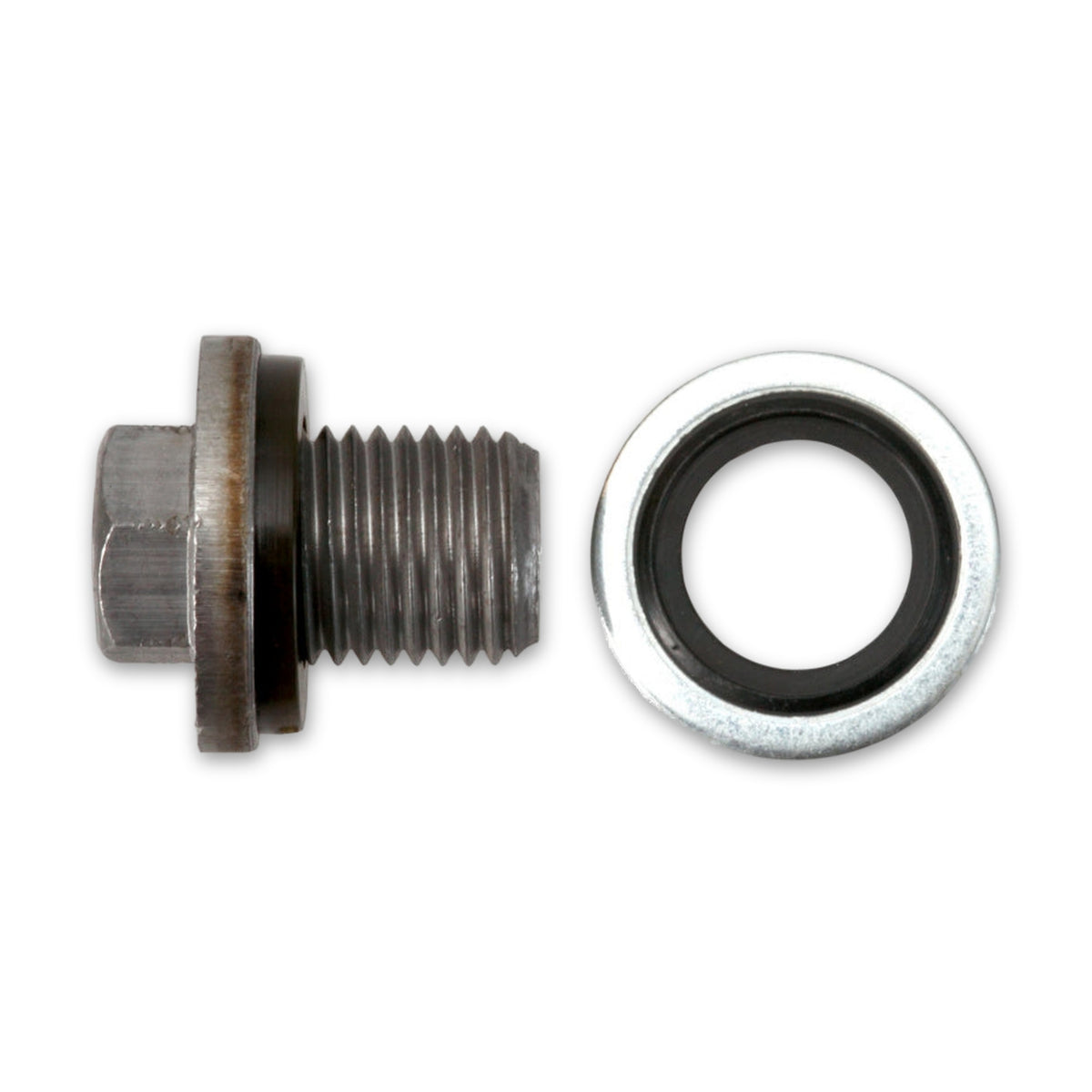 Kfz-Ölablassschraube M14 × 1,5 × 16 mit Dichtring, Stahl blank: Produktansicht