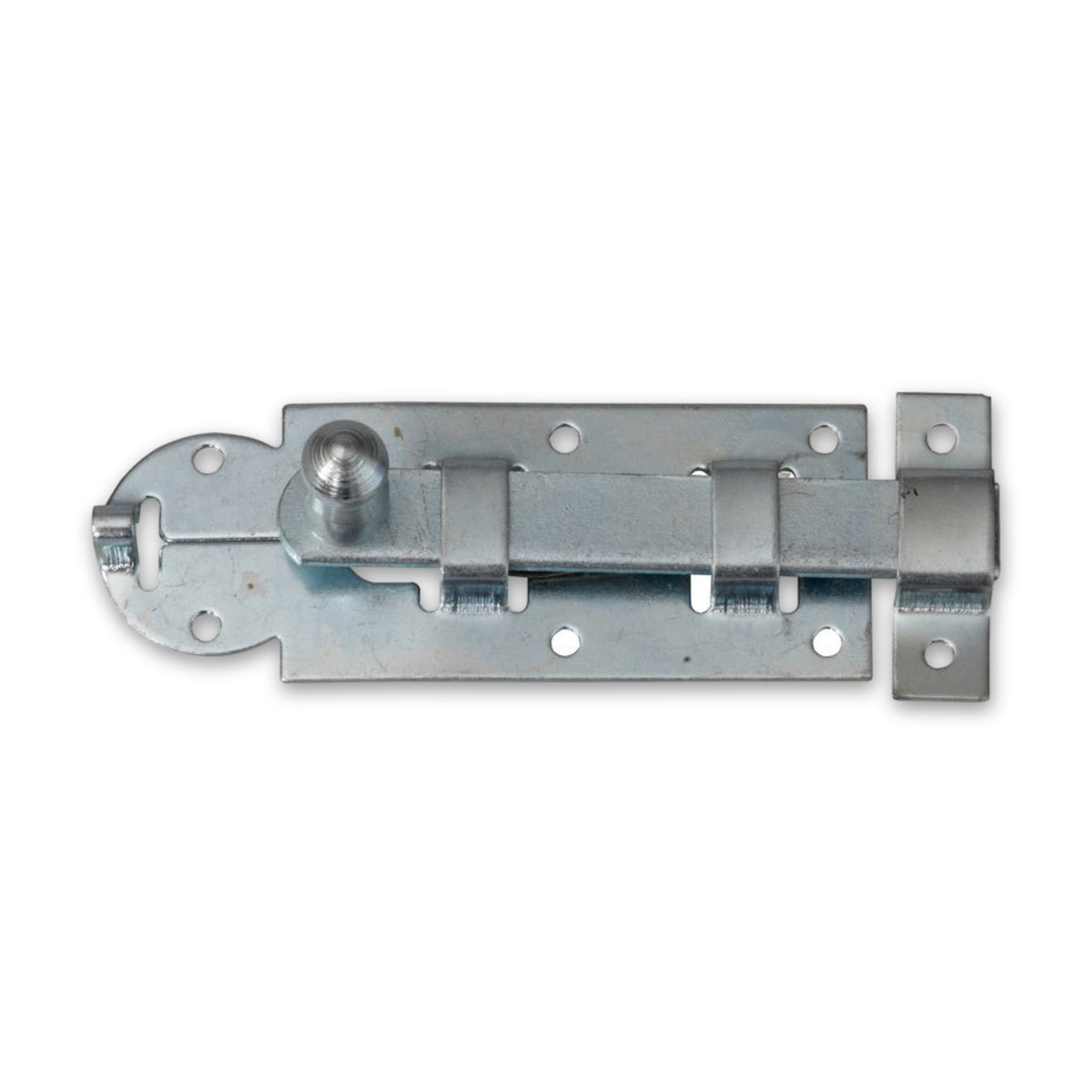 Türriegel mit Knopfgriff und Schlaufe, Stahl verzinkt, 1 mm: Produktansicht