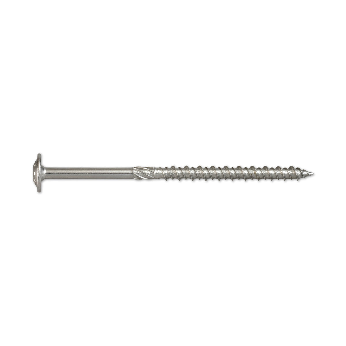 Holzbauschraube TX Tellerkopf, Teilgewinde, Edelstahl A2, 8 mm: Produktansicht