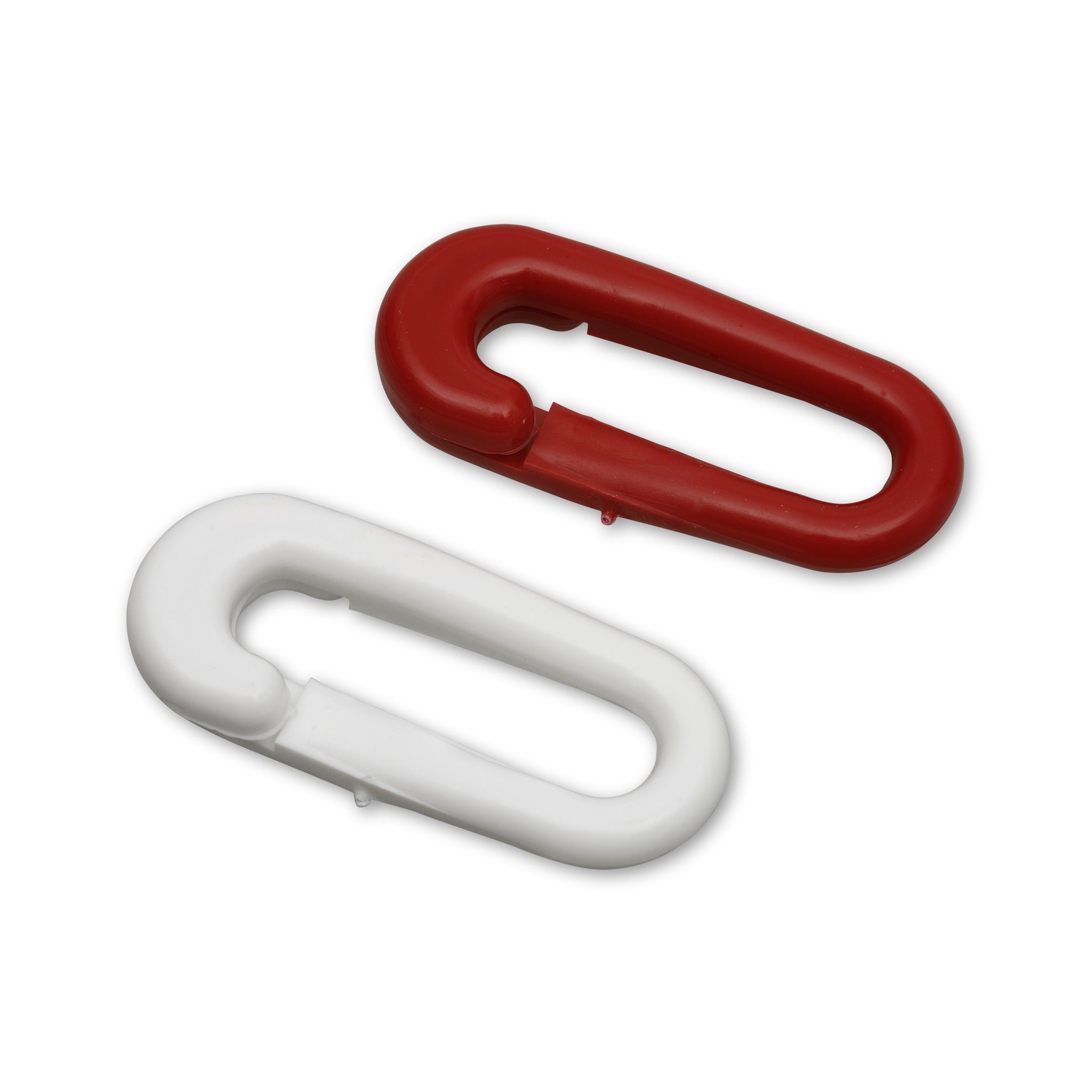 Kettennotglied-Set rot, Polyethylen, 6 mm, 4-teilig: Produktansicht