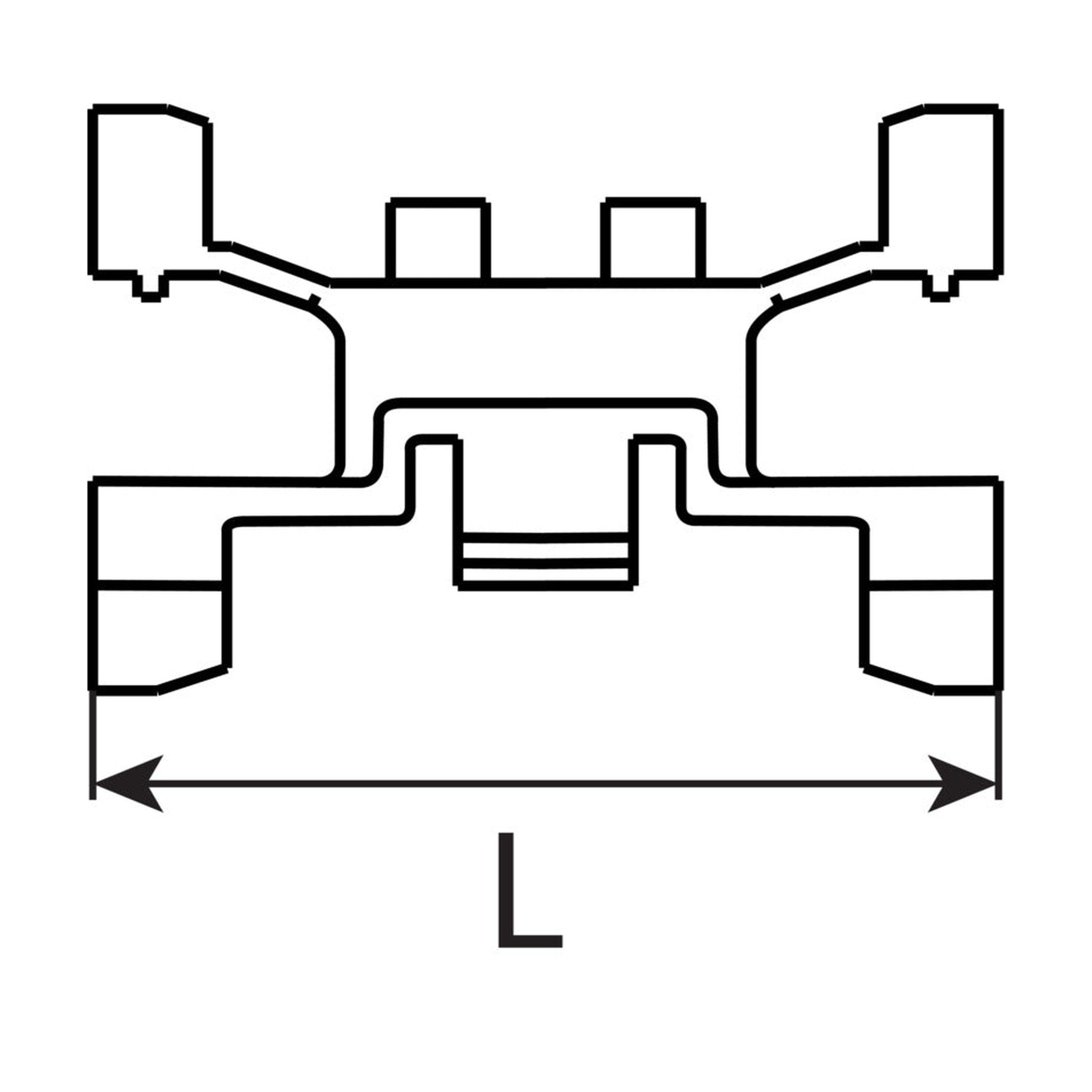 Kfz-Dachleistenklammer, 40 × 25 mm: Produktansicht