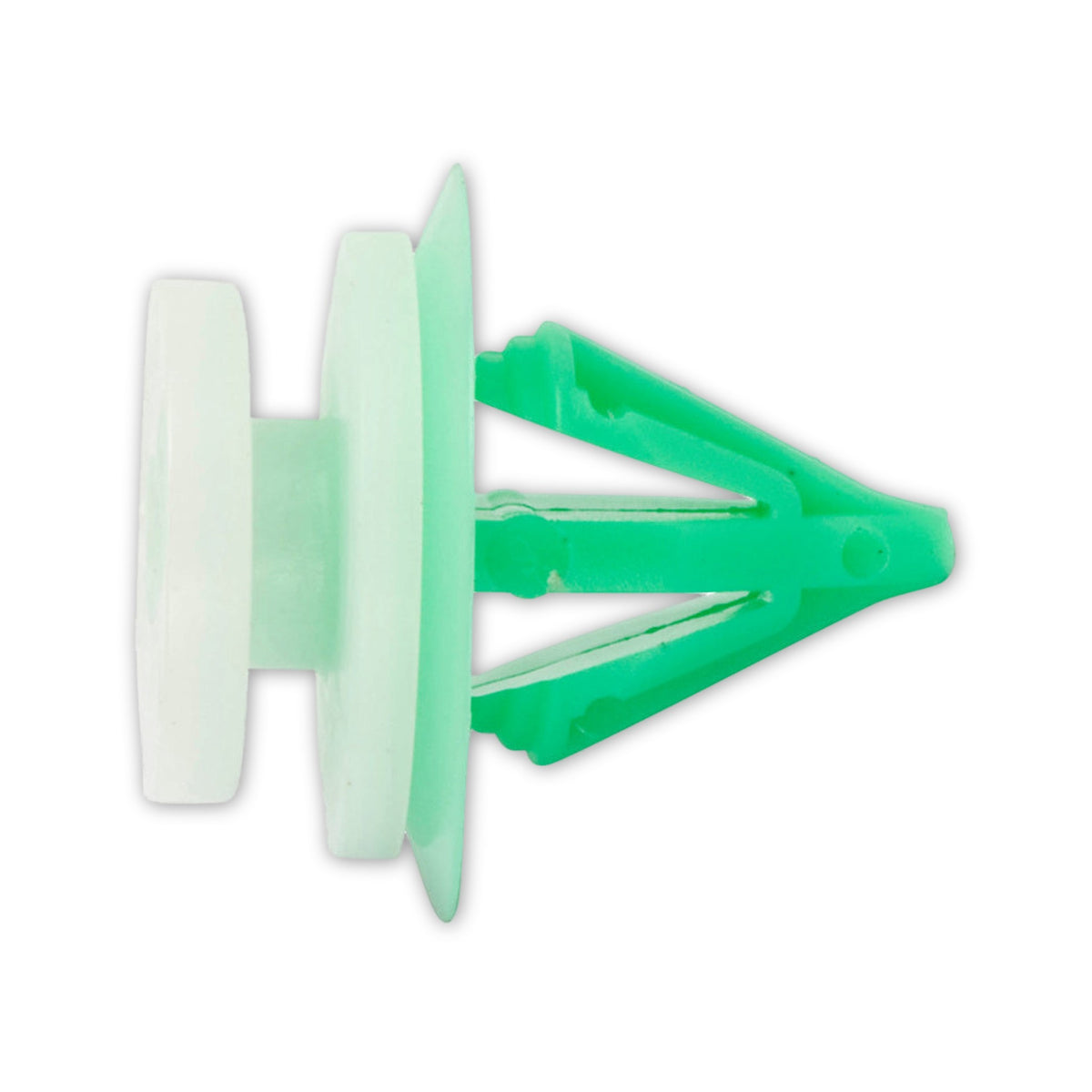 Kfz-Innenverkleidungsclip grün, dk 18 mm, L 13 mm: Produktansicht