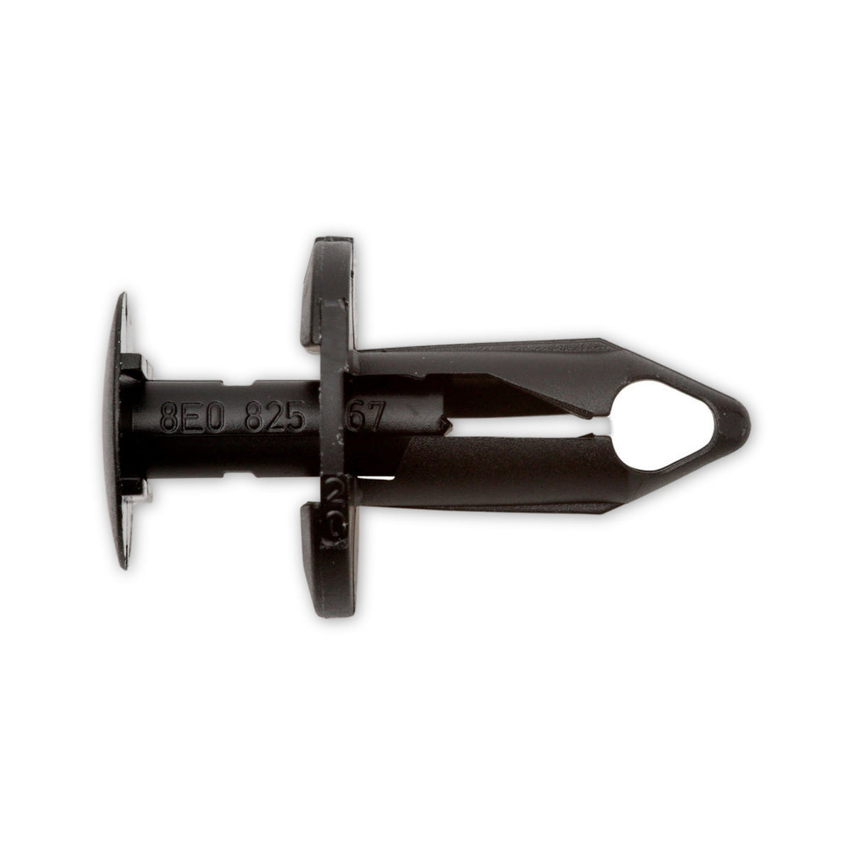 Kfz-Kunststoffspreizniet schwarz, dk 20 mm, L 21 mm, Bohrung 8 mm: Produktansicht