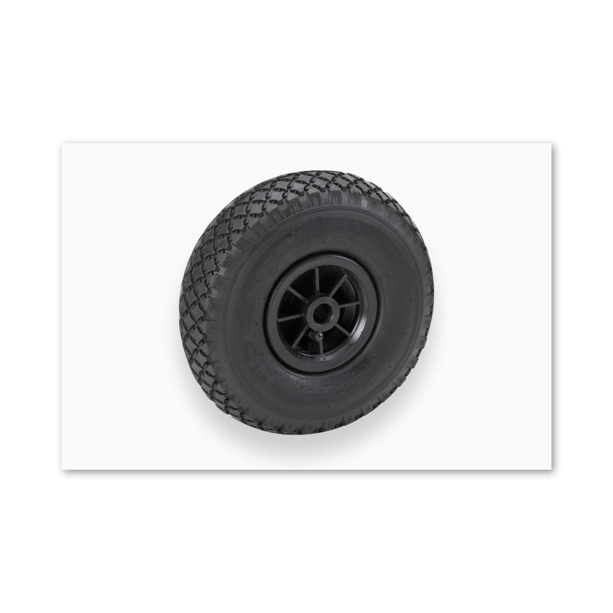 Luftrad mit PVC-Felge, Gummi und PVC, 260 mm, Traglast 150 kg: Produktansicht