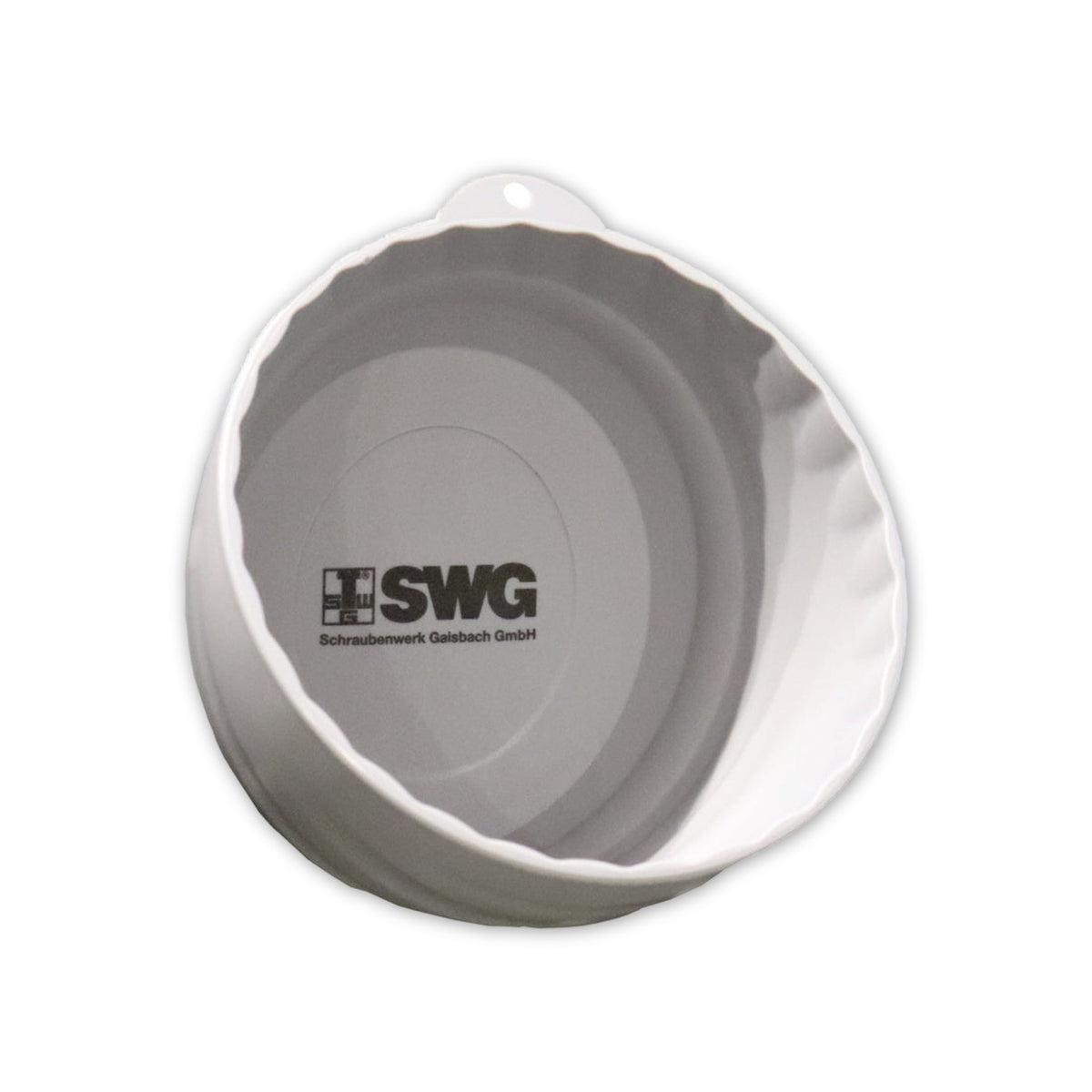 Magnetschale grau, Kunststoff, Durchmesser 150 mm: Produktansicht