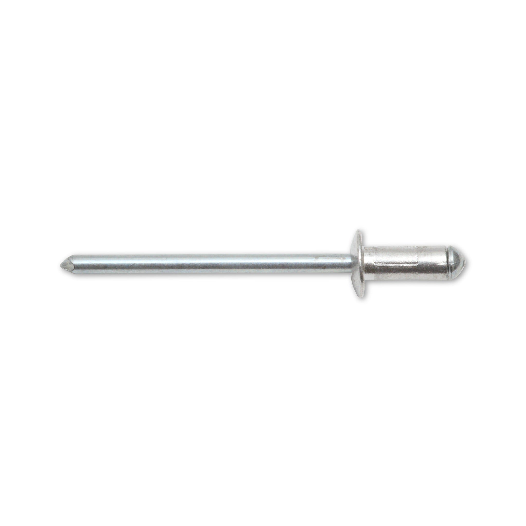 Mehrbereichsblindniet Flachrundkopf, Aluminium und Stahl, 4,8 mm: Produktansicht