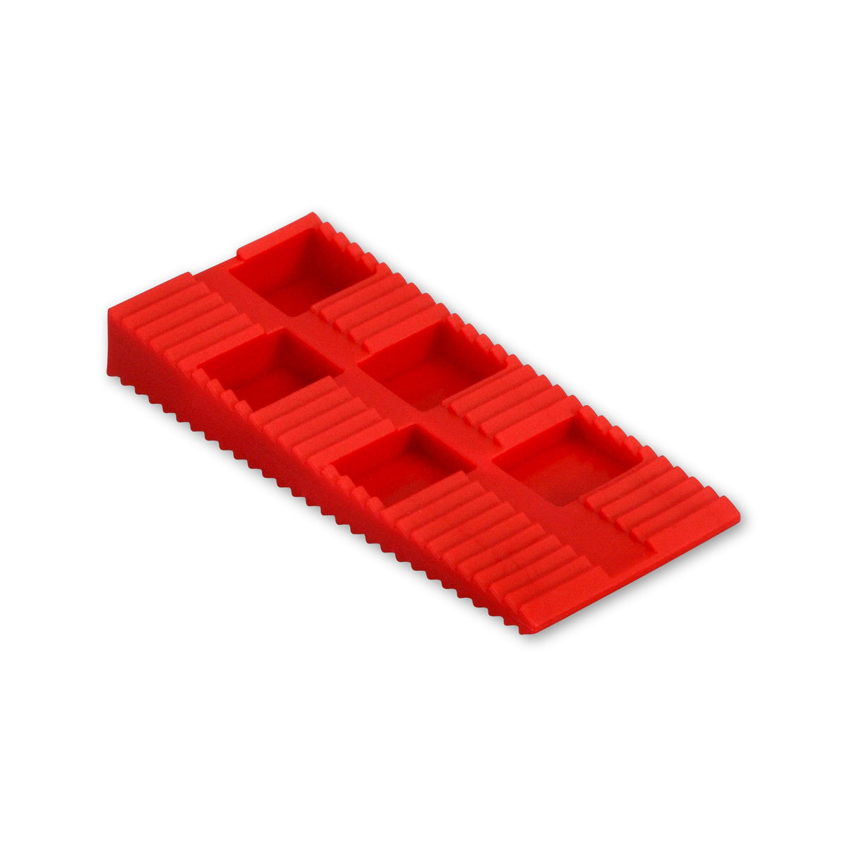 Montagekeil rot, Polypropylen, 64 × 28 × 9 mm, bis 600 kg: Produktansicht