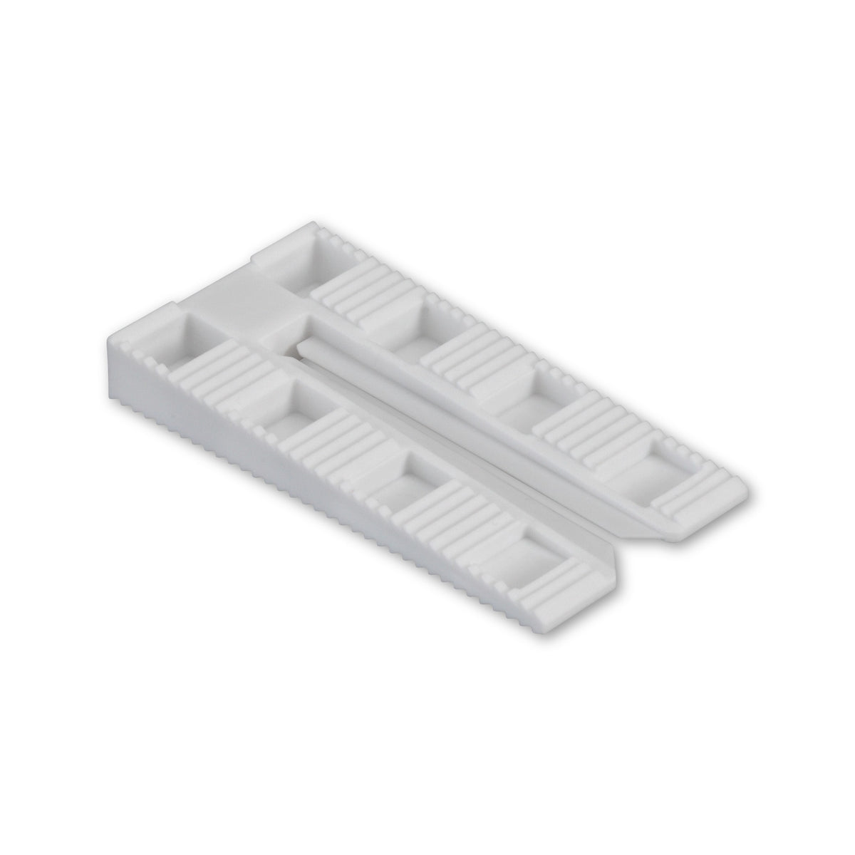 Montagekeil weiß, Polypropylen, 76 × 38 × 10 mm: Produktansicht