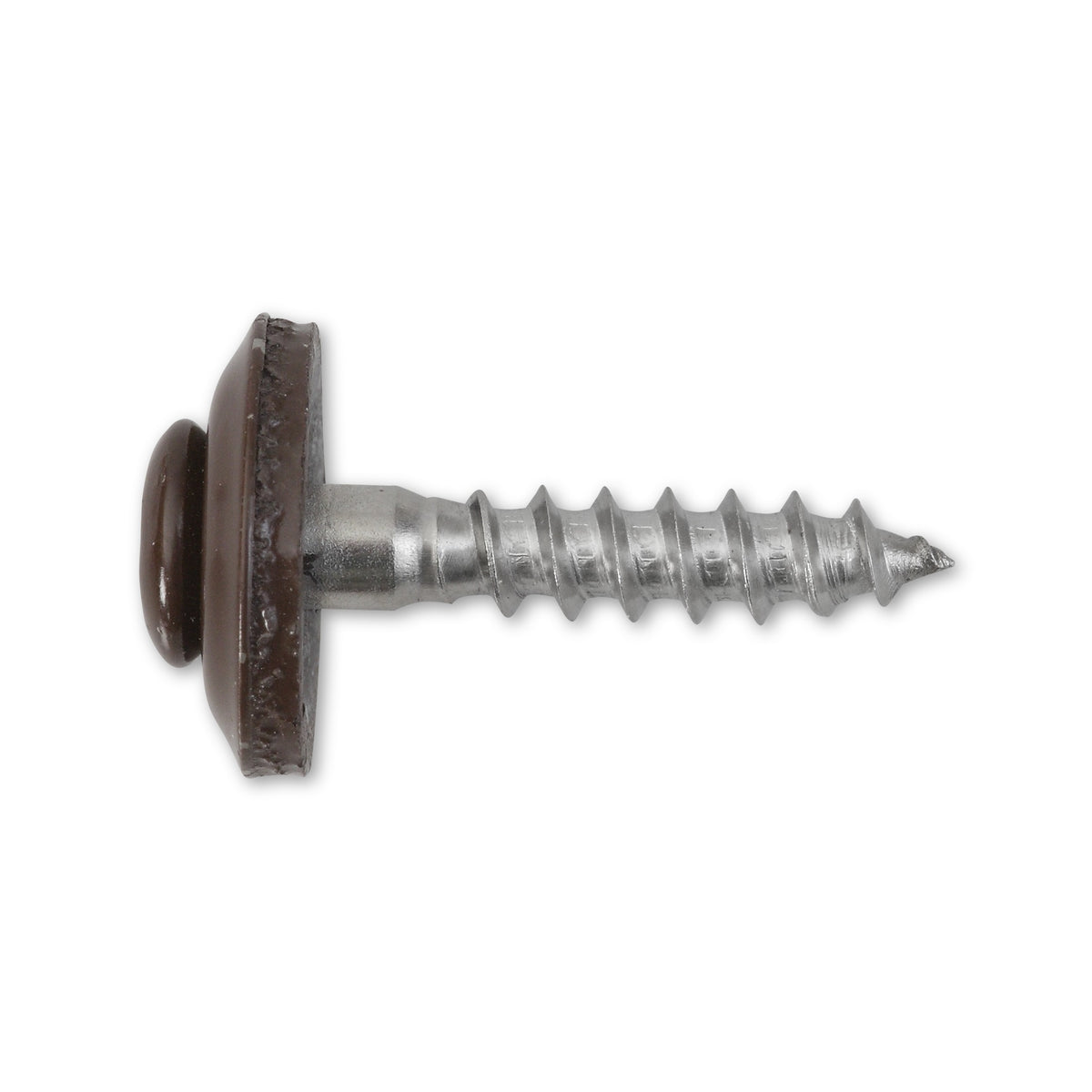 Spenglerschraube TX Linsensenkkopf, Edelstahl A2, RAL 8017, 4,5 mm: Produktansicht