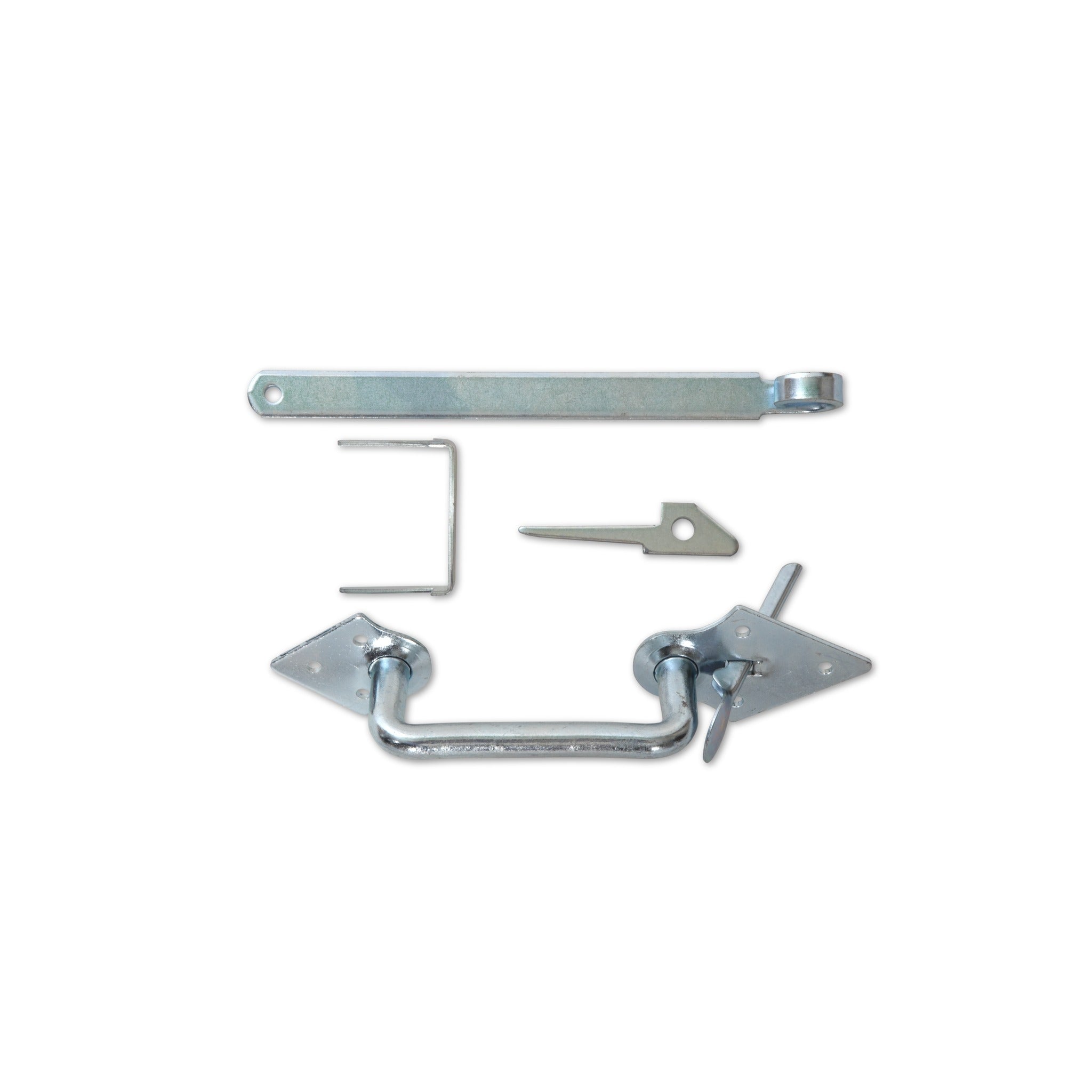 Stalltürklinkensatz, Stahl verzinkt, 250 mm: Produktansicht