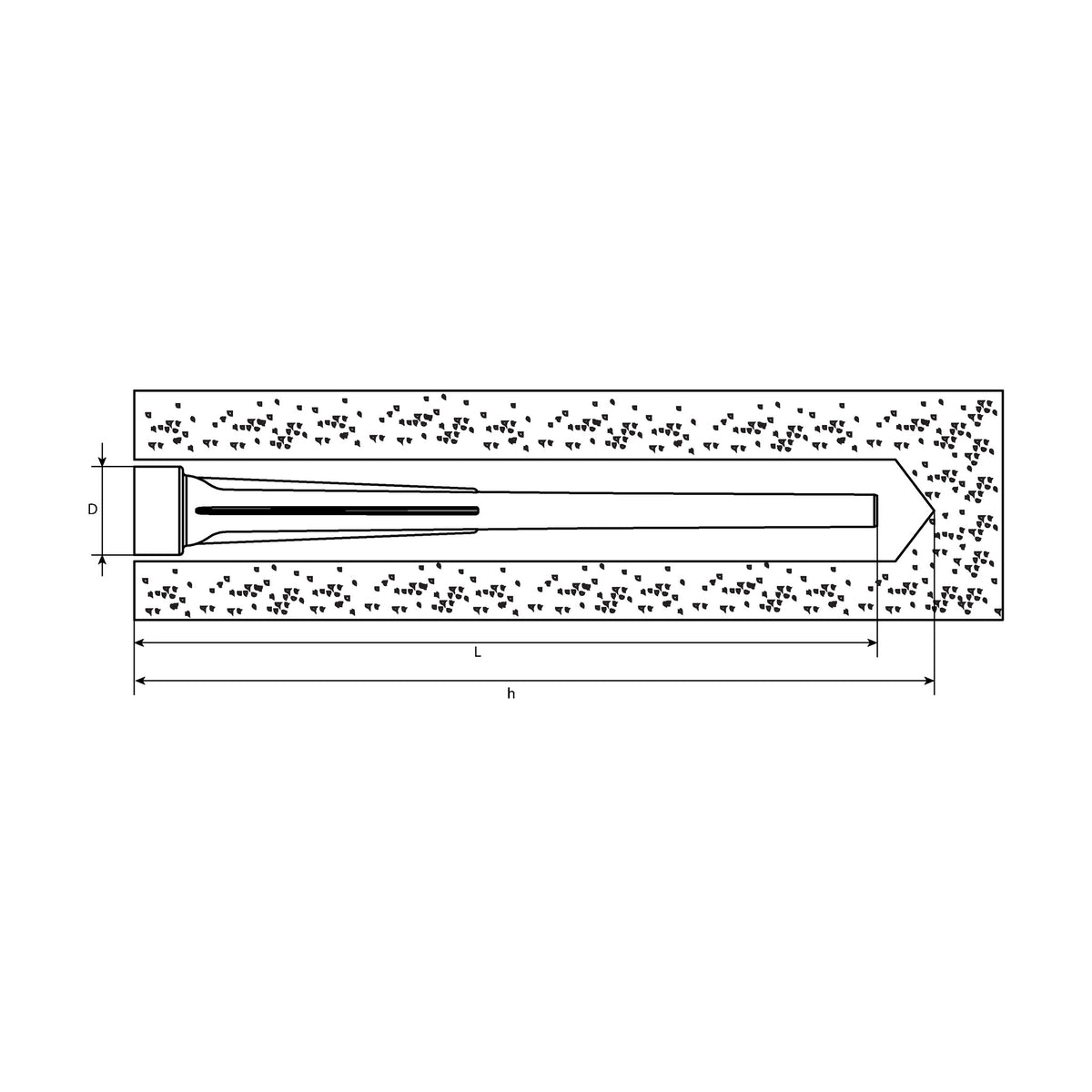 Statikmischer für Verbundmörtelkartusche, Kunststoff, 25 × 215 mm: Produktansicht