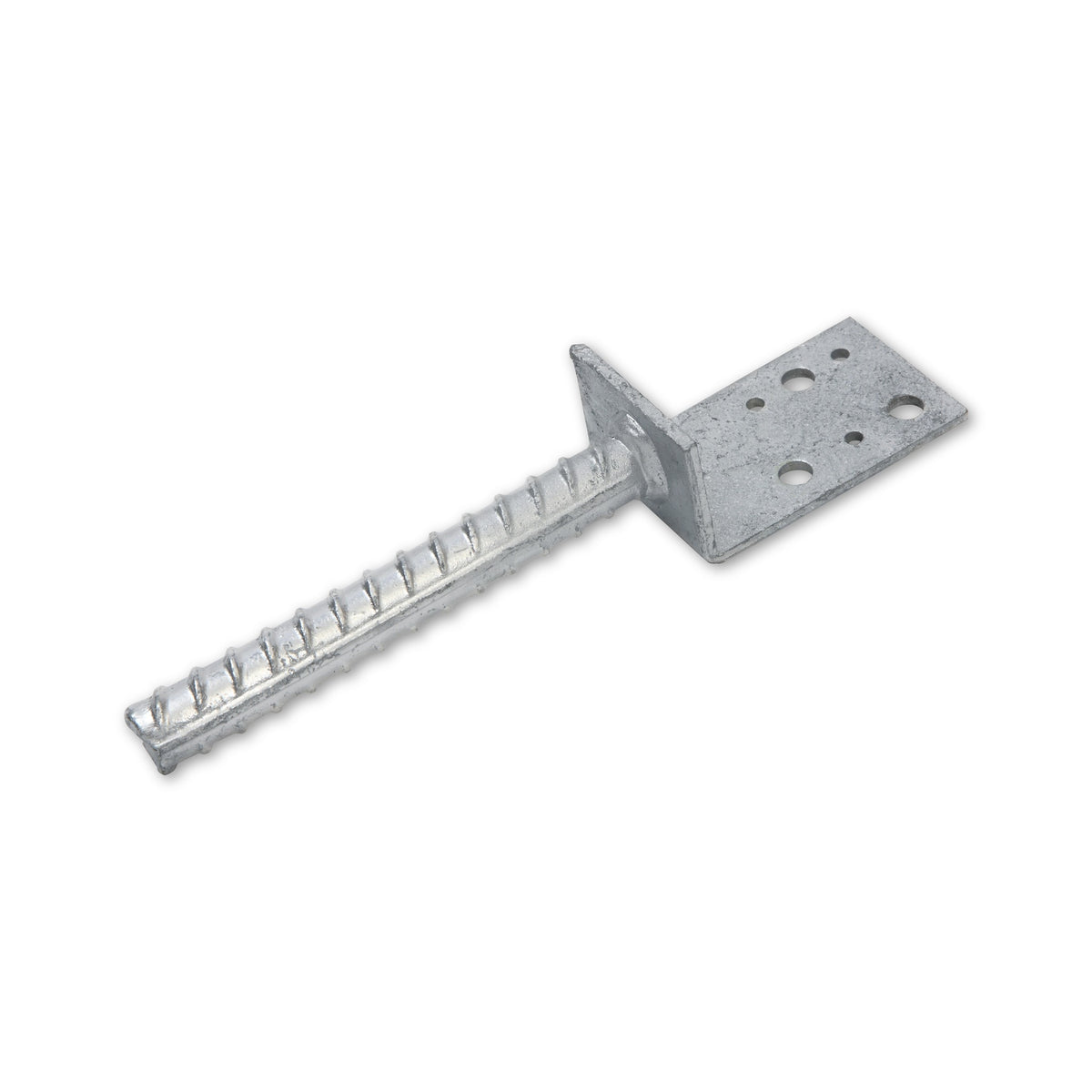 Stützenschuh L-Form mit Dolle, feuerverzinkt, 50 × 80 × 40 × 4 mm: Produktansicht