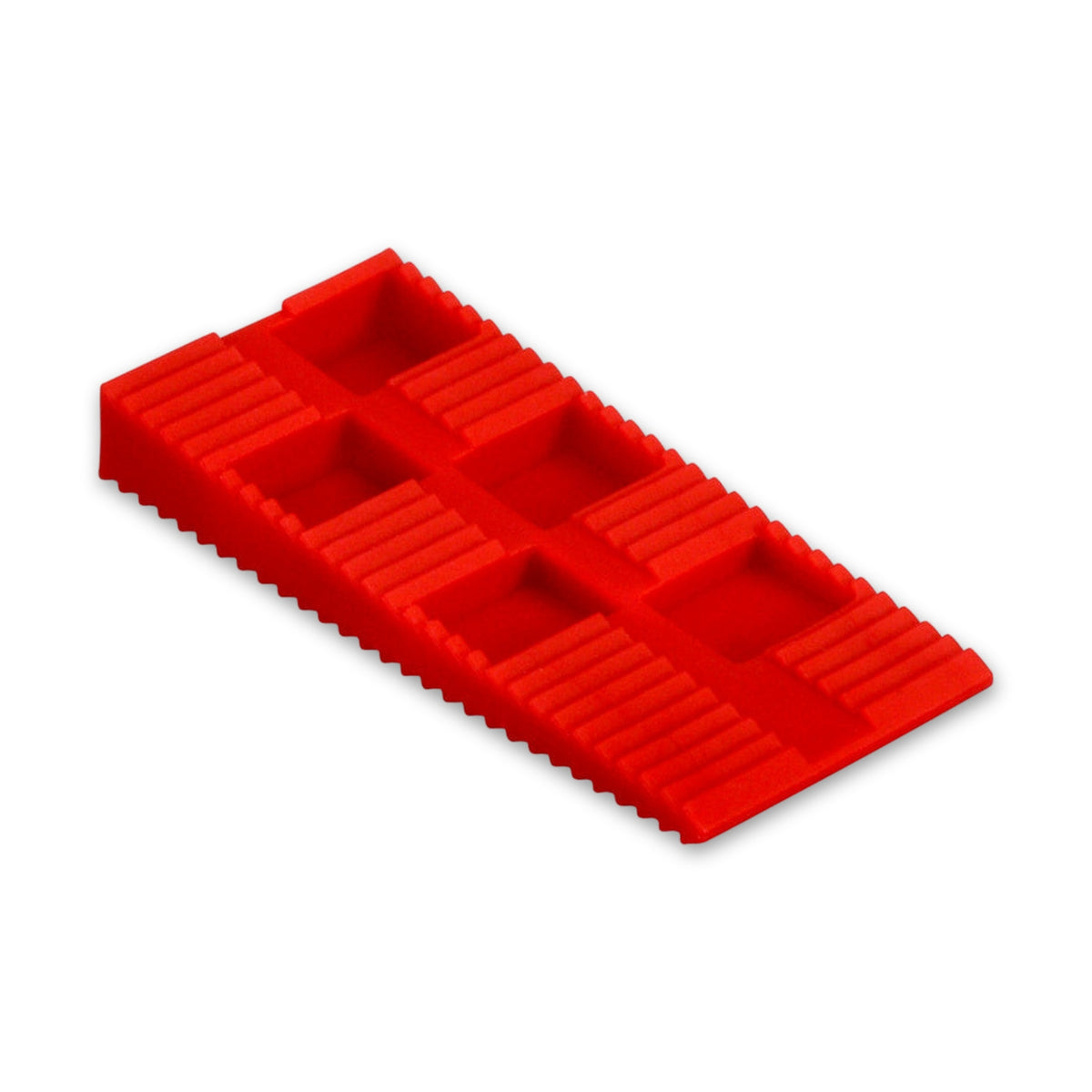 Montagekeil rot, Polypropylen, 64 × 28 × 9 mm, bis 600 kg: Produktansicht