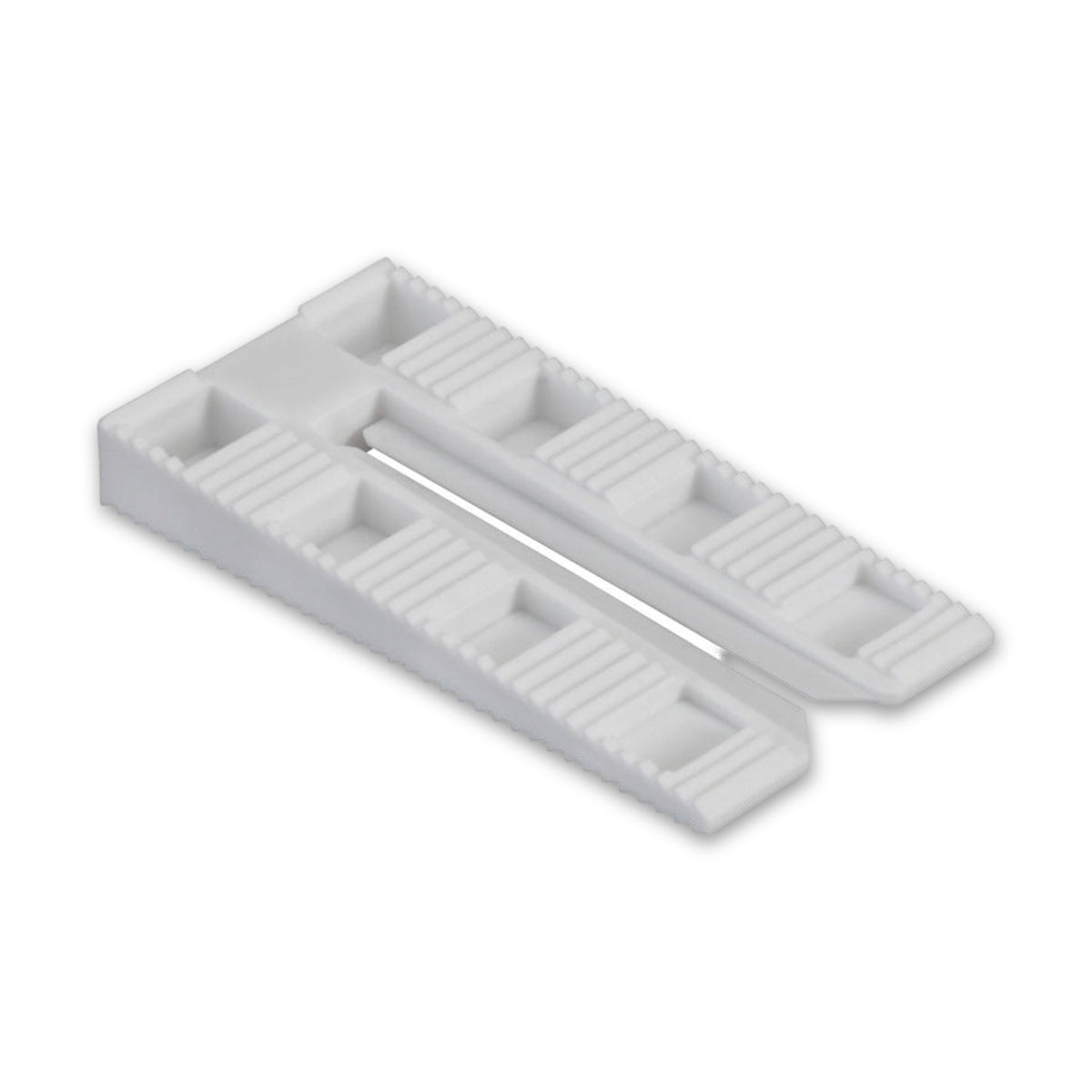 Montagekeil weiß, Polypropylen, 76 × 38 × 10 mm: Produktansicht