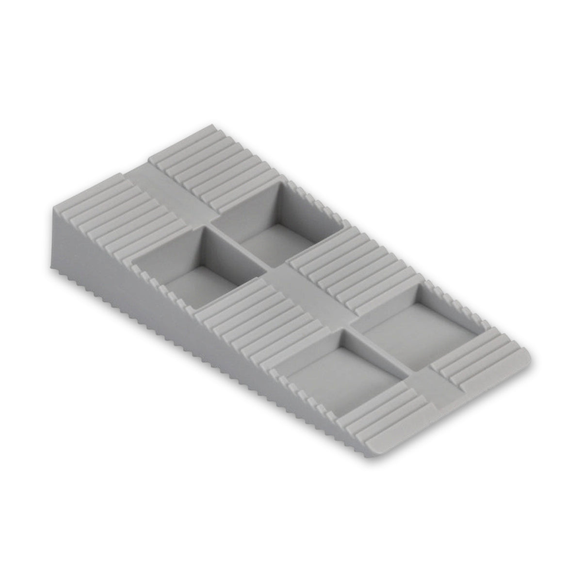 Montagekeil grau, Polypropylen, 87 × 43 × 15 mm: Produktansicht