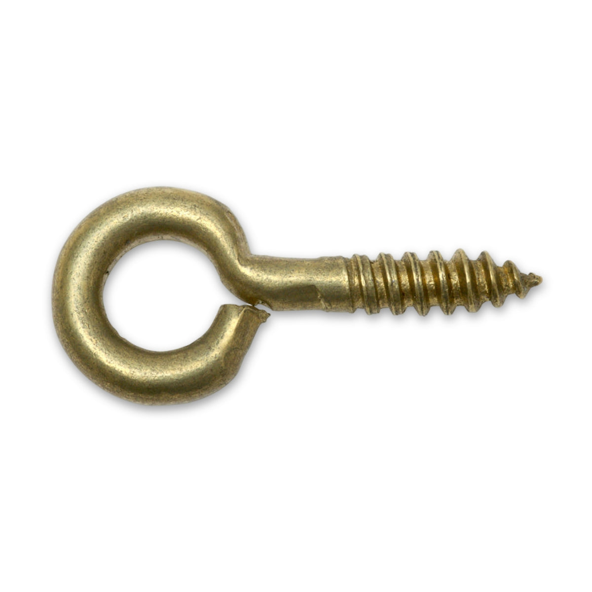Ringschraube mit Holzgewinde, Messing: Produktansicht