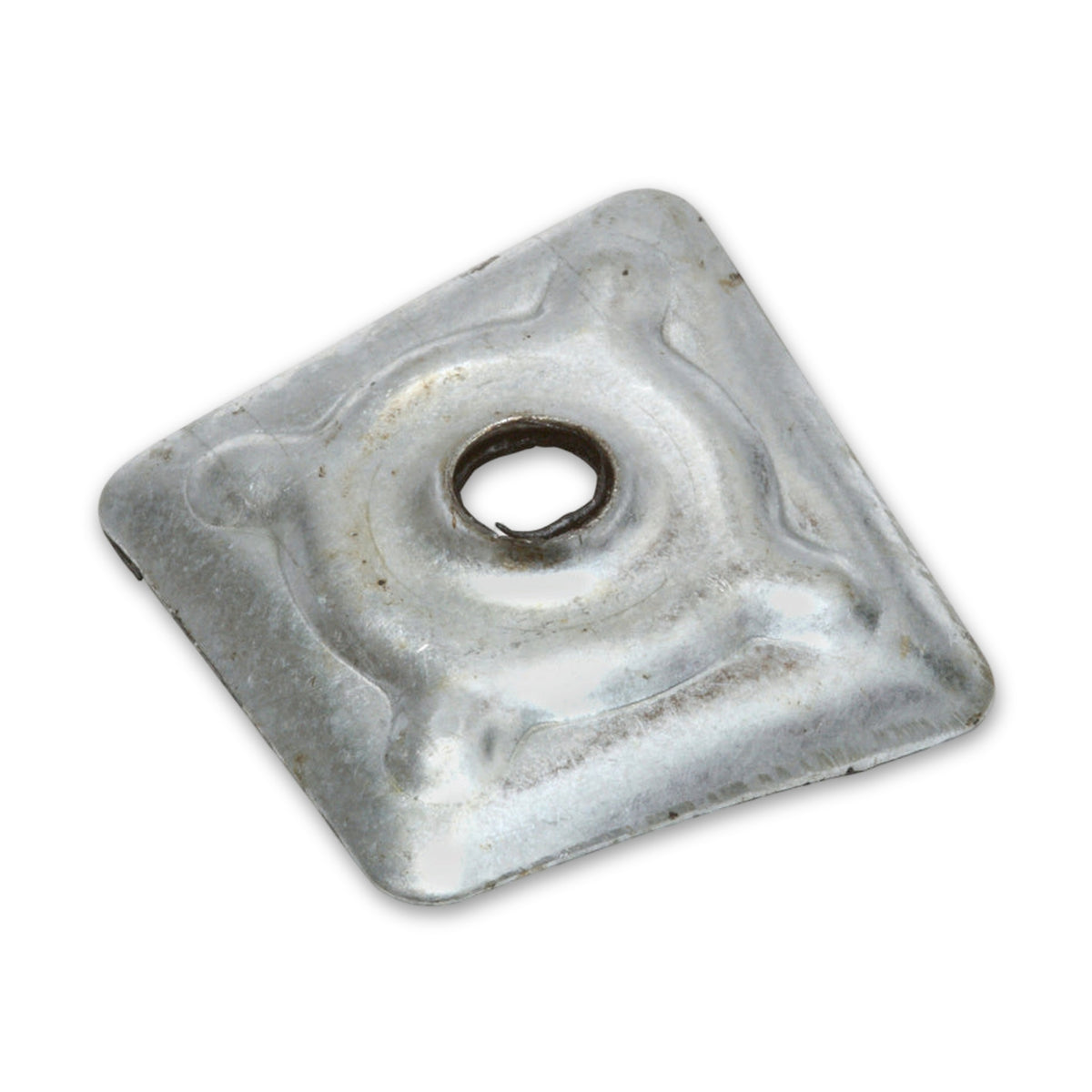 Scheibe für Vierkantholzschrauben M8, Stahl verzinkt, 38 × 38 mm: Produktansicht