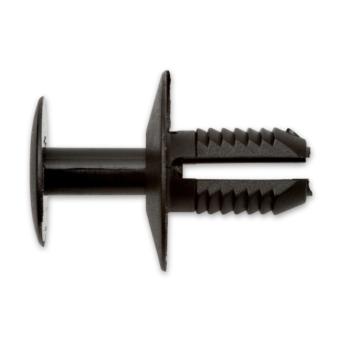 Kfz-Kunststoffspreizniet schwarz, dk 20 mm, L 14 mm, Bohrung 8 mm: Produktansicht