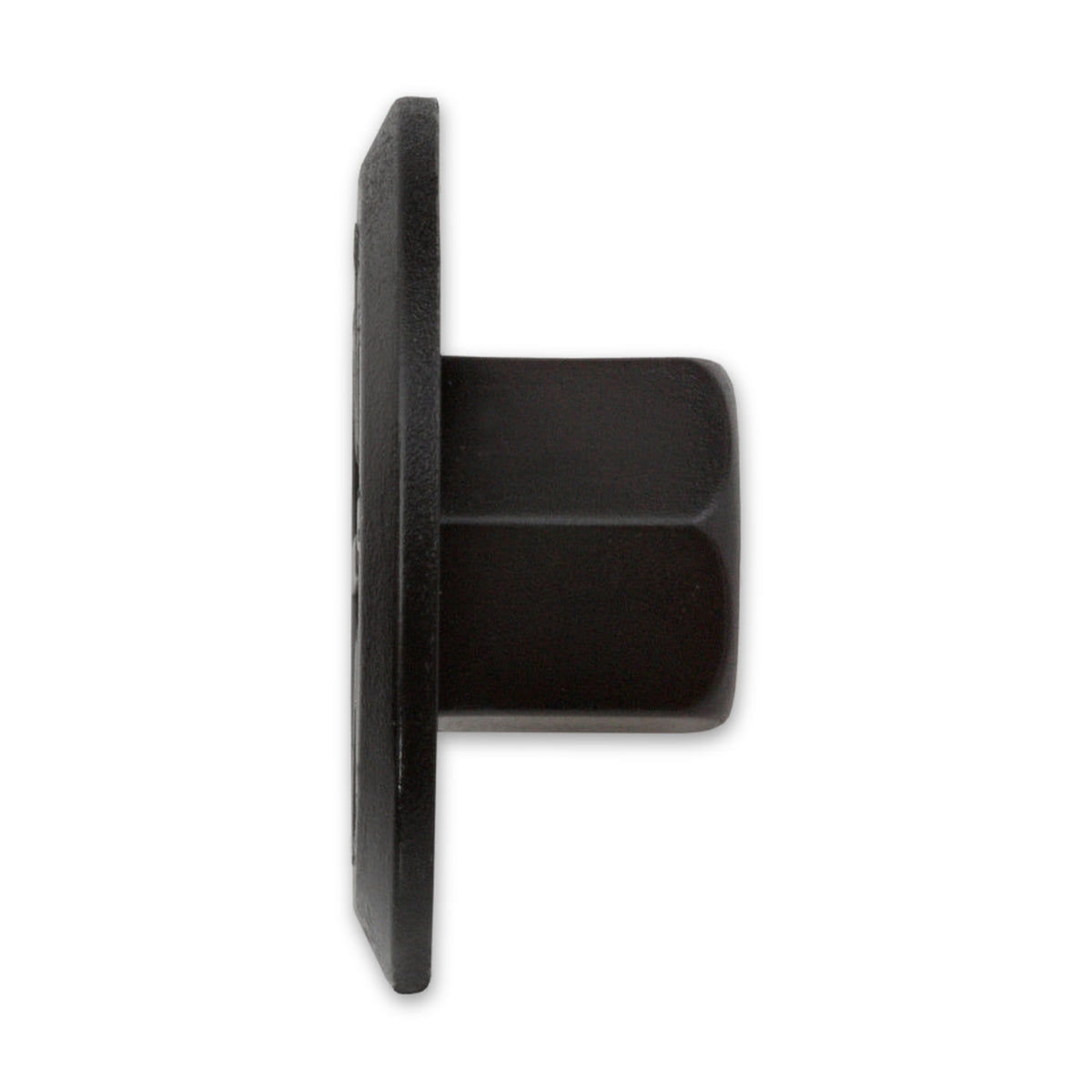 Kfz-Plastikmutter schwarz, SW 10, dk 24 mm: Produktansicht