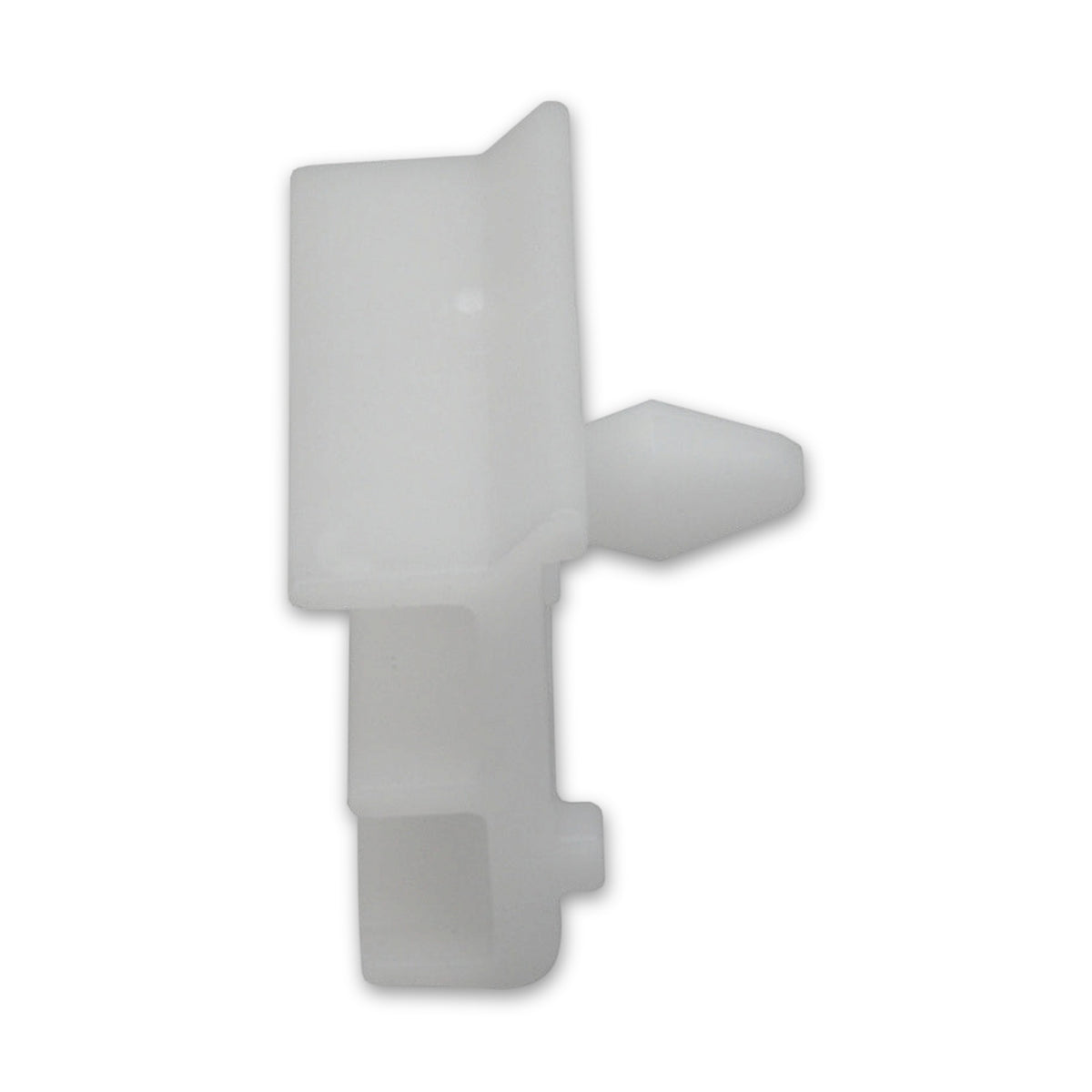 Kfz-Zierleistenklammer farblos, 31,8 × 17,8 × 9 mm: Produktansicht