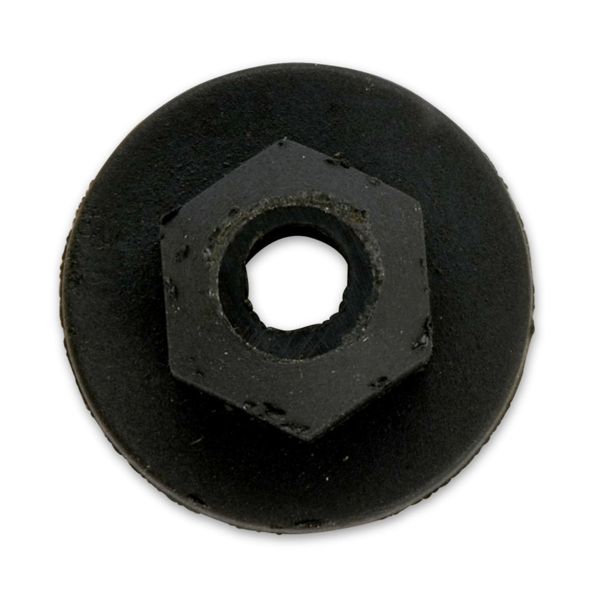Kfz-Spreizmutter schwarz, Kunststoff, dk 18 mm, L 10,5 mm: Produktansicht