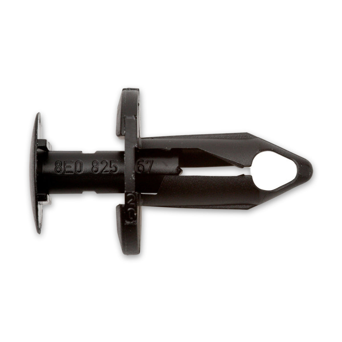 Kfz-Kunststoffspreizniet schwarz, dk 20 mm, L 21 mm, Bohrung 8 mm: Produktansicht