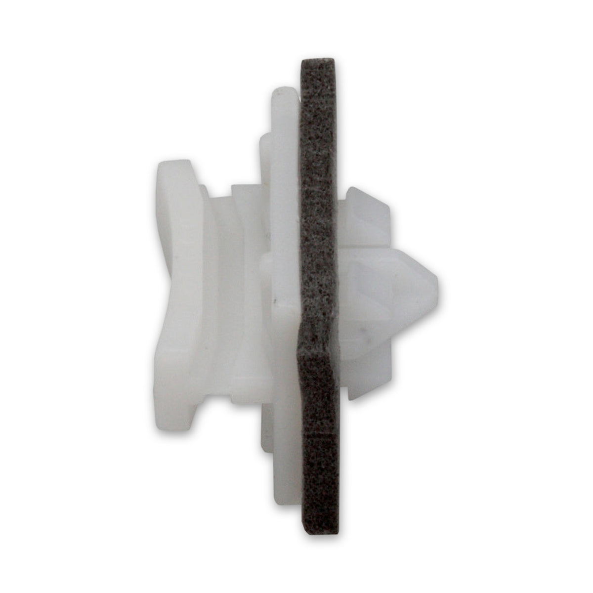 Kfz-Scheibenklammer kurz farblos, Kopf 20 × 14 mm: Produktansicht