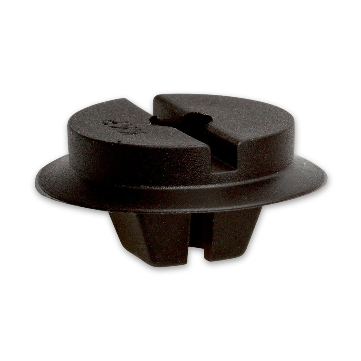 Kfz-Spreizmutter schwarz, Polycaprolactam, dk 23 mm, L 21 mm: Produktansicht