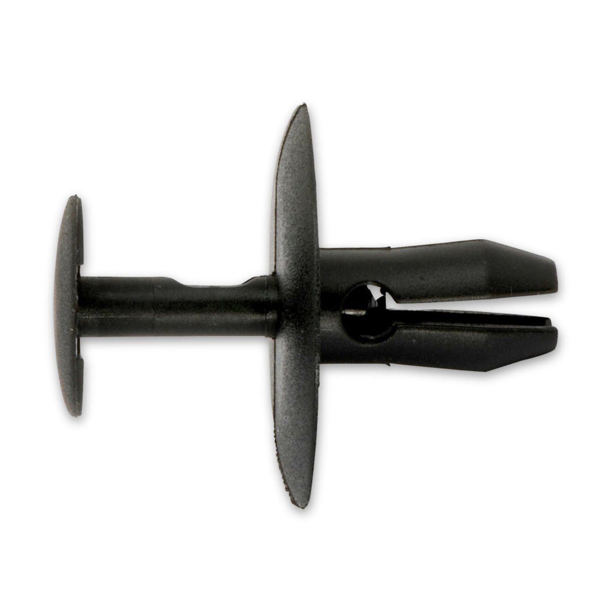 Kfz-Kunststoffspreizniet schwarz, dk 22 mm, L 13,5 mm: Produktansicht