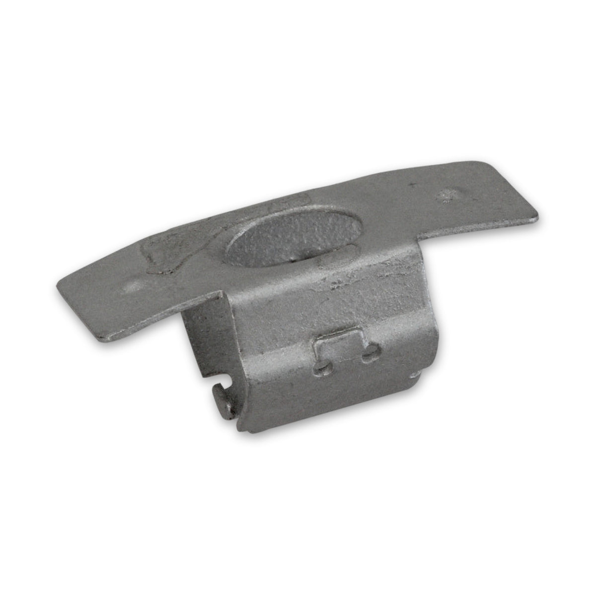 Kfz-Klemmstift silber, Kopf 23 × 11 mm, L 9,5 mm: Produktansicht
