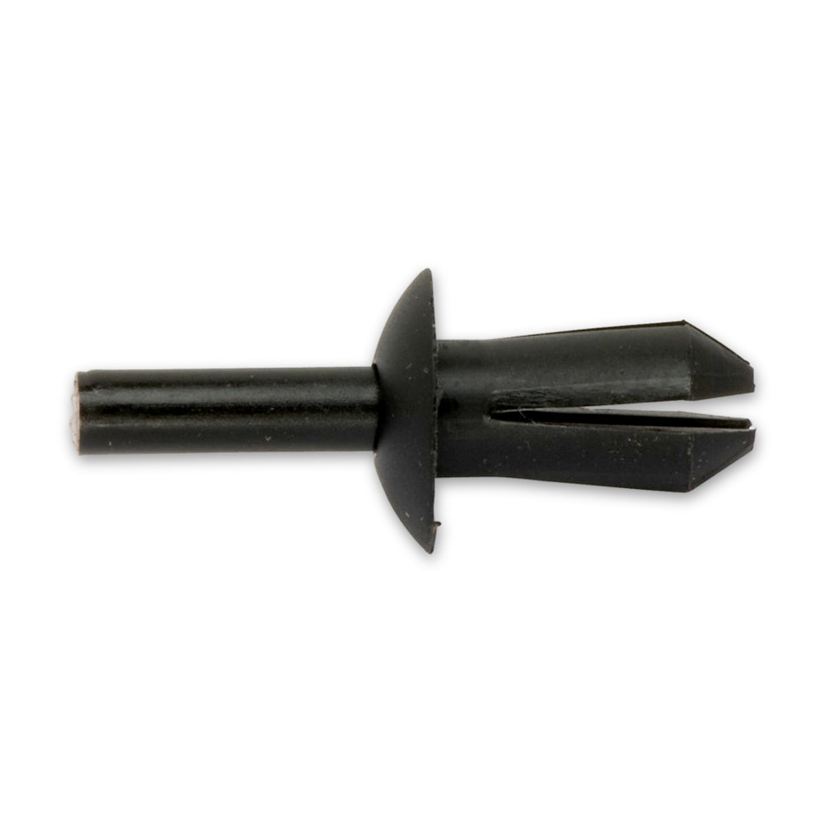 Kfz-Kunststoffspreizniet schwarz, dk 10 mm, Hülse 11 mm: Produktansicht