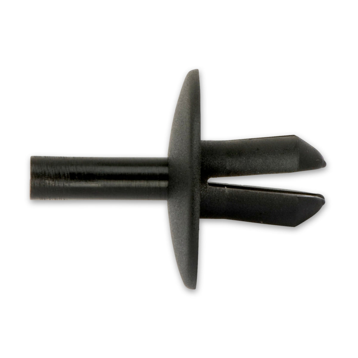 Kfz-Kunststoffspreizniet schwarz, dk 22 mm, Hülse 12 mm: Produktansicht