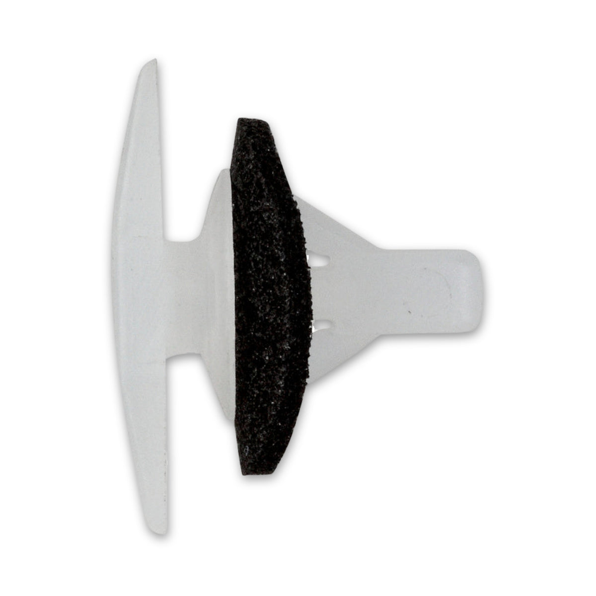 Kfz-Türdichtungsclip farblos, dk 15 mm, L 14,3 mm: Produktansicht