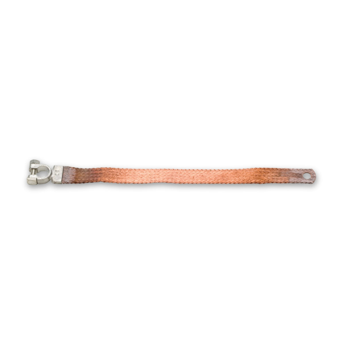 Kfz-Batteriemasseband mit Klemme, verzinnt, 21 mm² × 350 mm: Produktansicht
